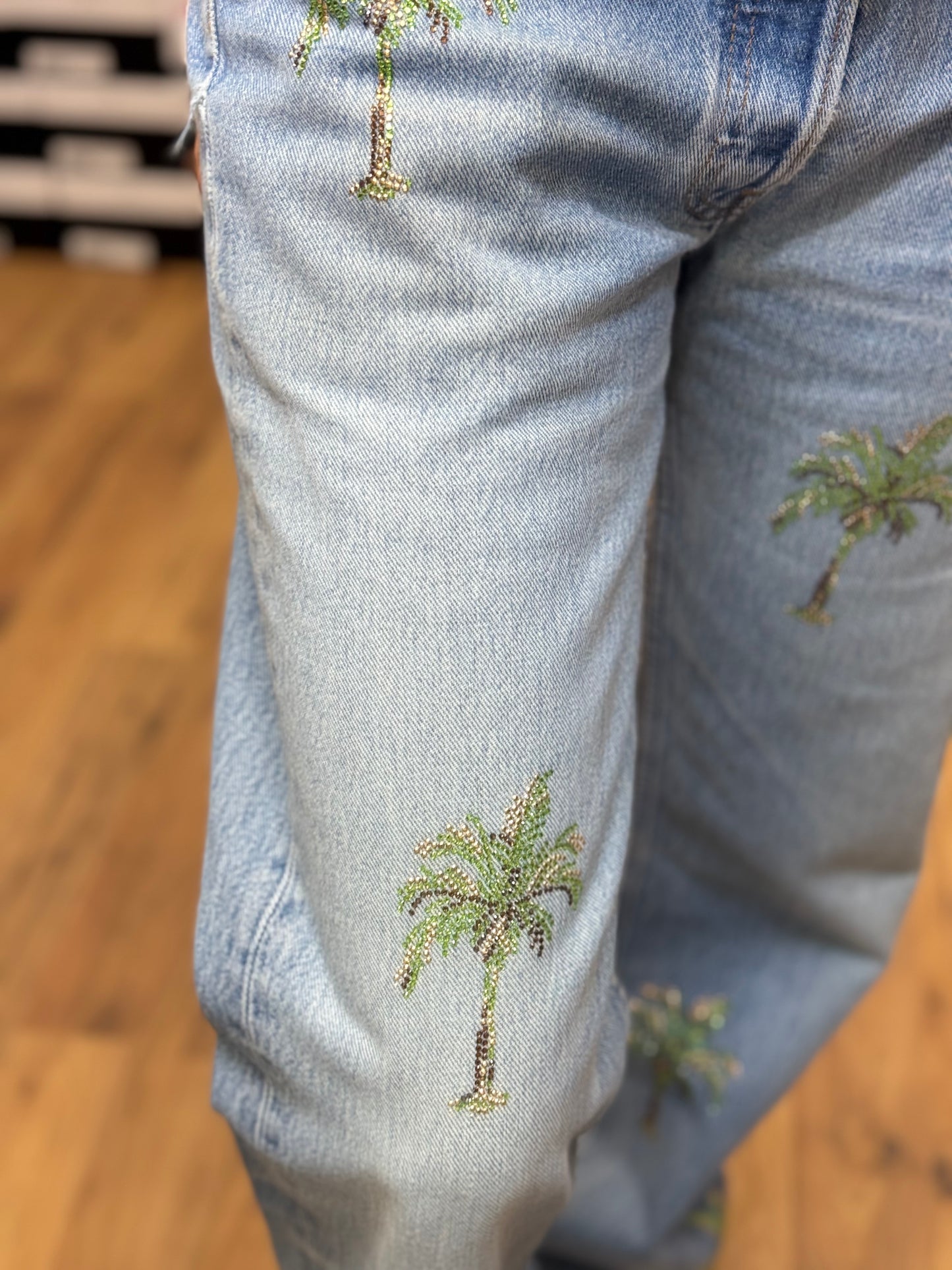 5 Progress. Denim con Swarovski