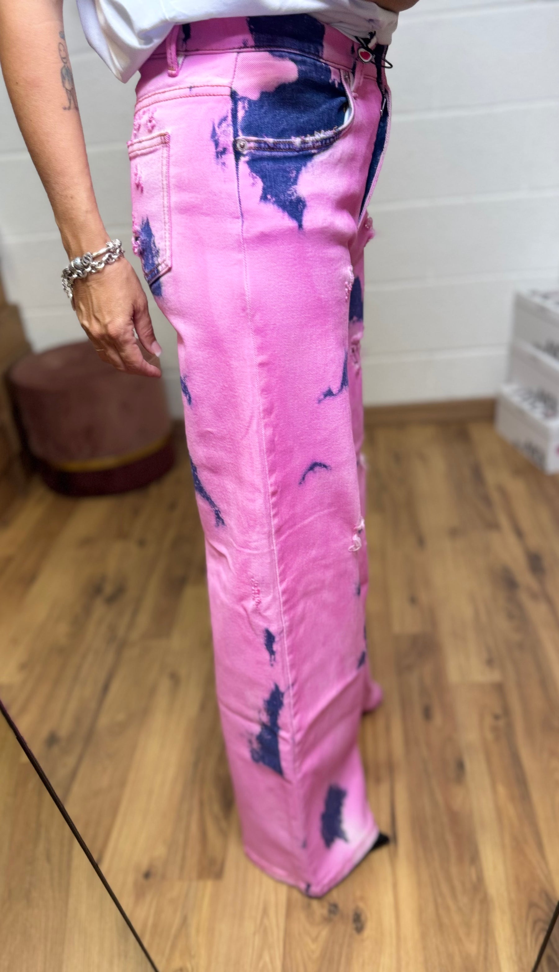 I love my pants. Pantalone fucsia