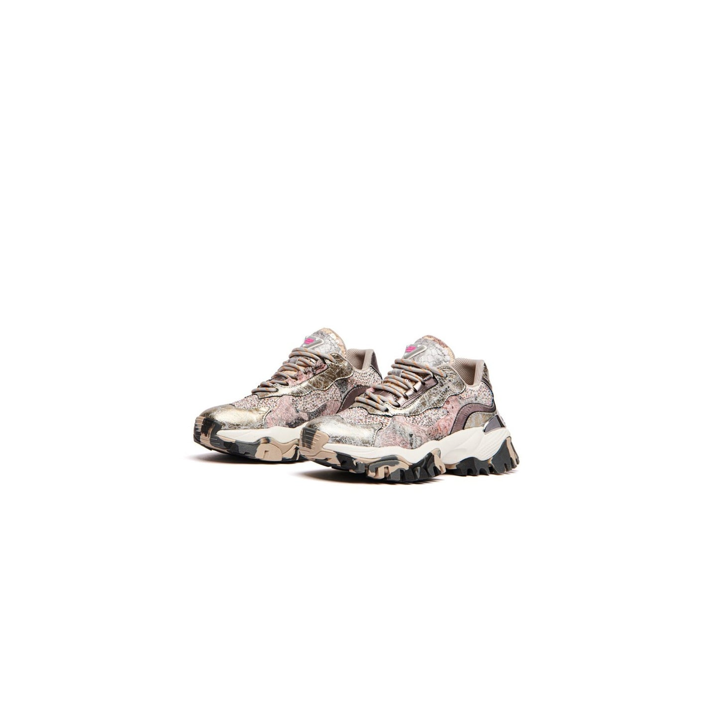 Joia Paris. Sneakers silver white
