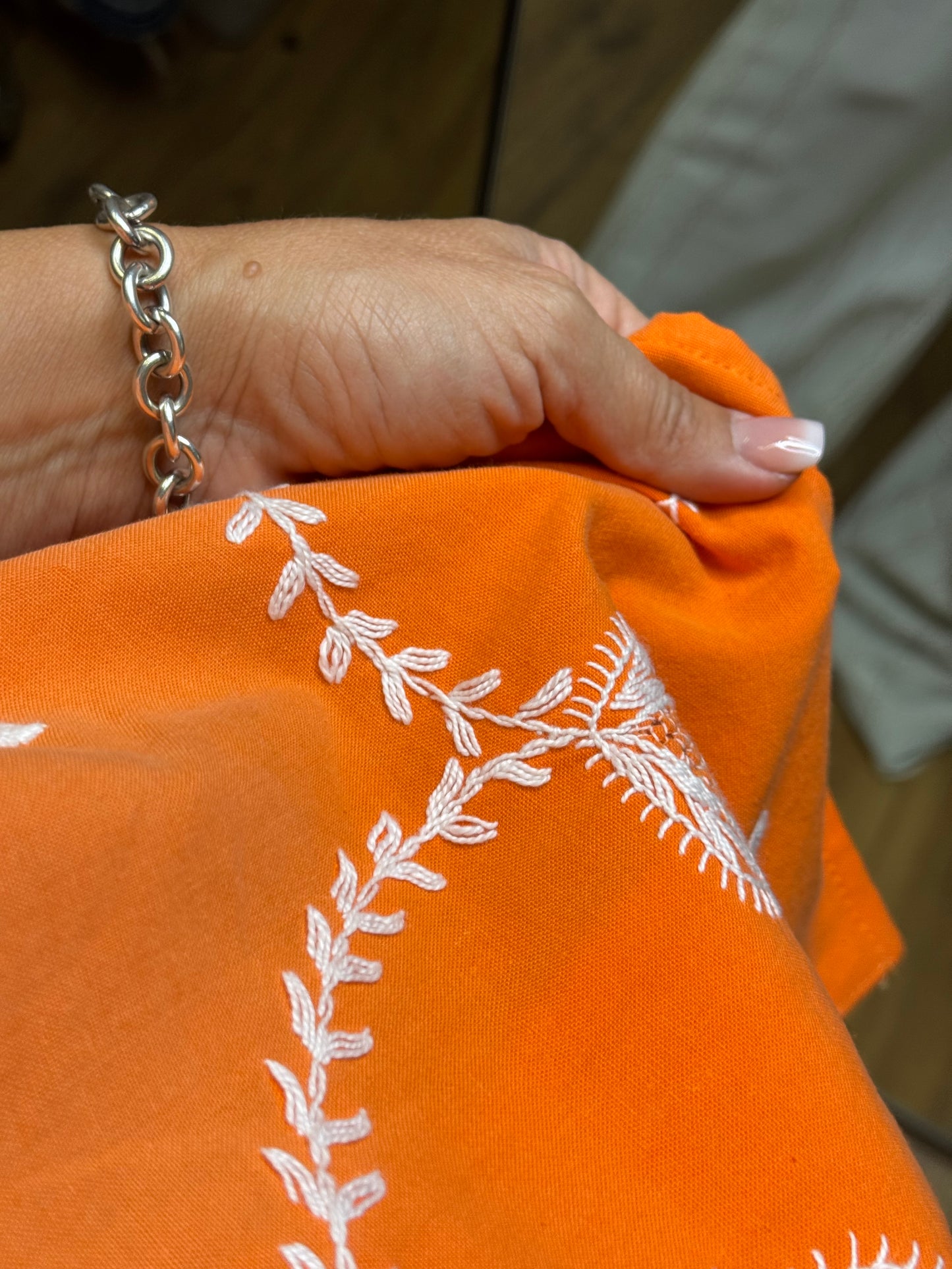 Front Street. Camicia arancio-60%
