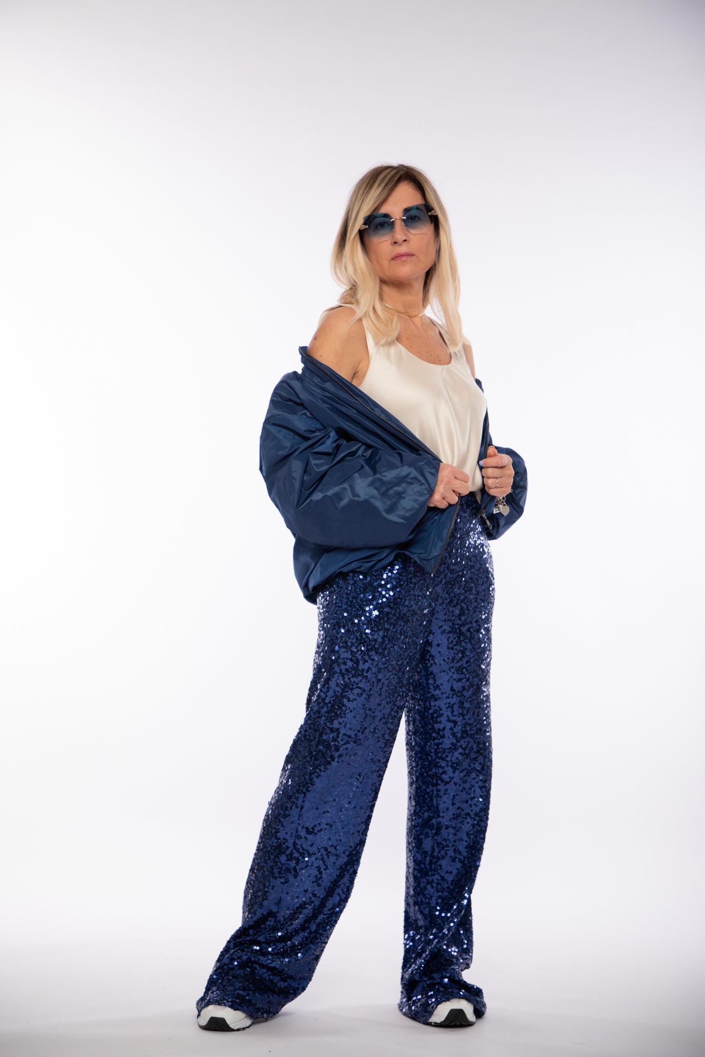 Mimietmama. Bomber blu