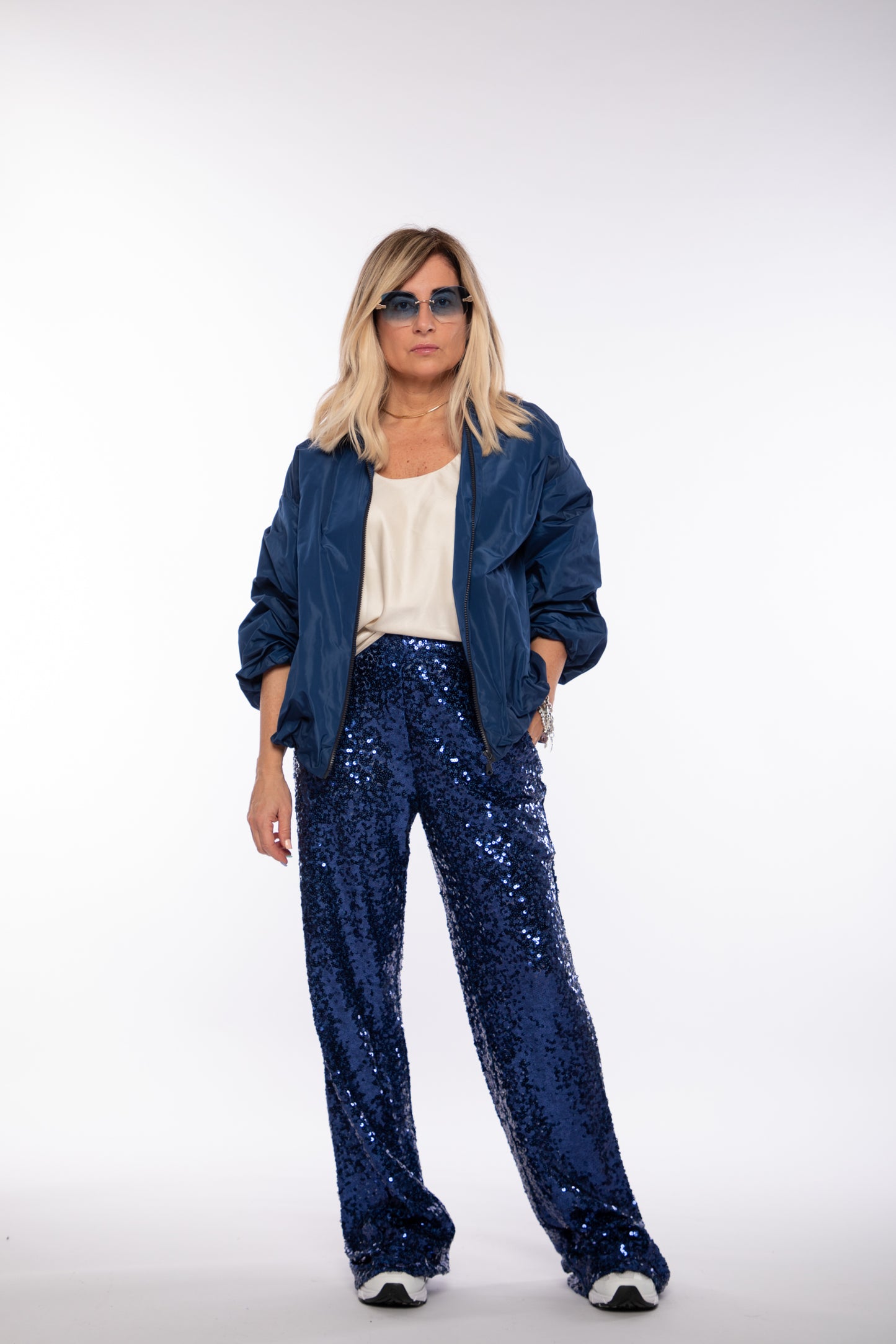 Mimietmama. Bomber blu