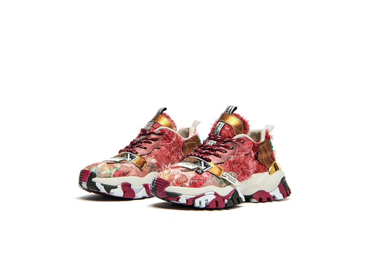 Joia Paris. Sneakers burgundi