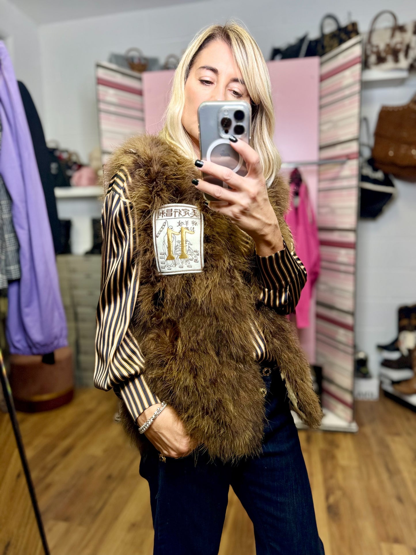 11loveisglamour. Gilet marrone-50%