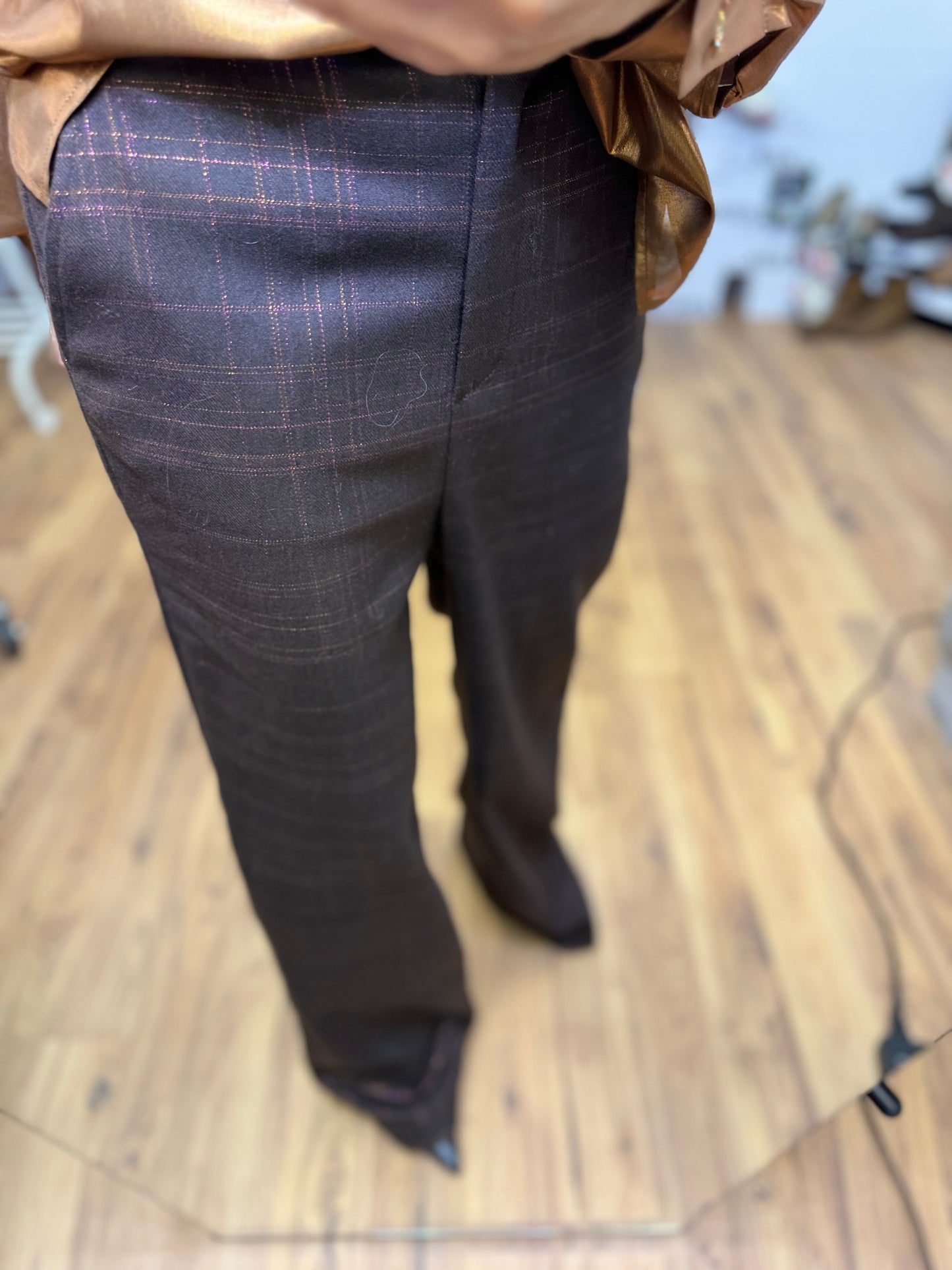 Attic and Barn. Pantalone marrone-50%