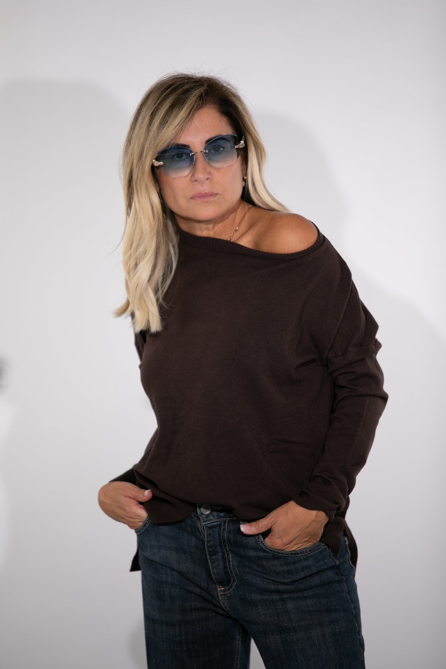 Le Streghe. Pull cioccolato