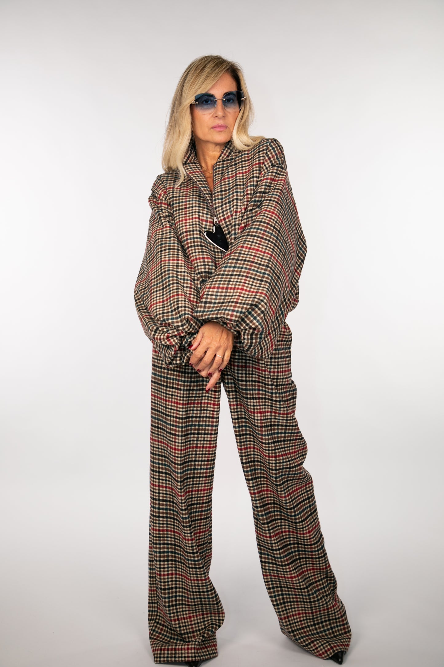 Mimi et mama. Pantalone quadri-30%