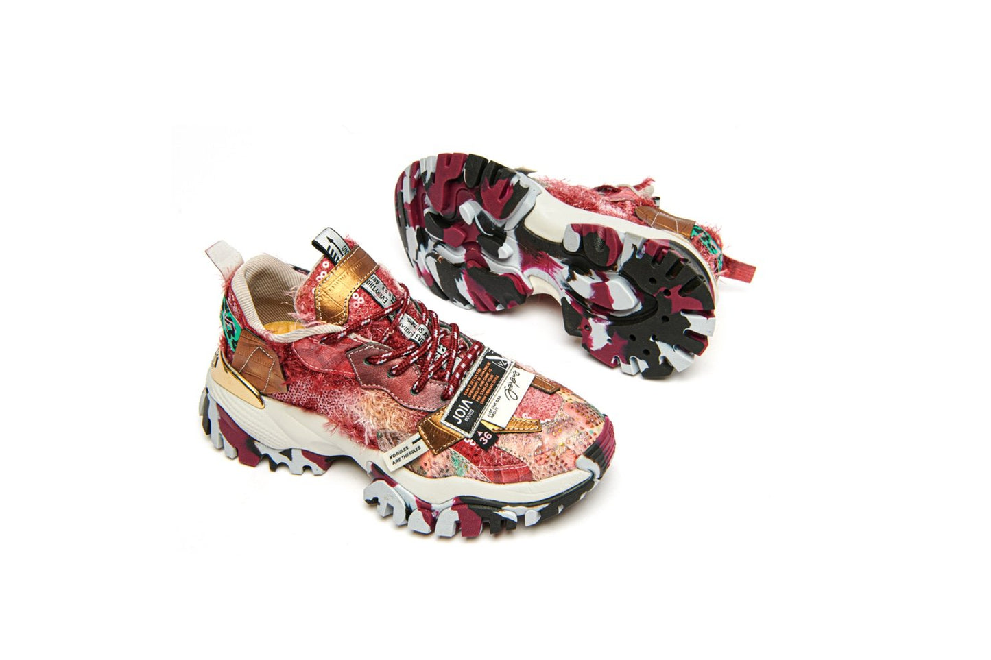Joia Paris. Sneakers burgundi