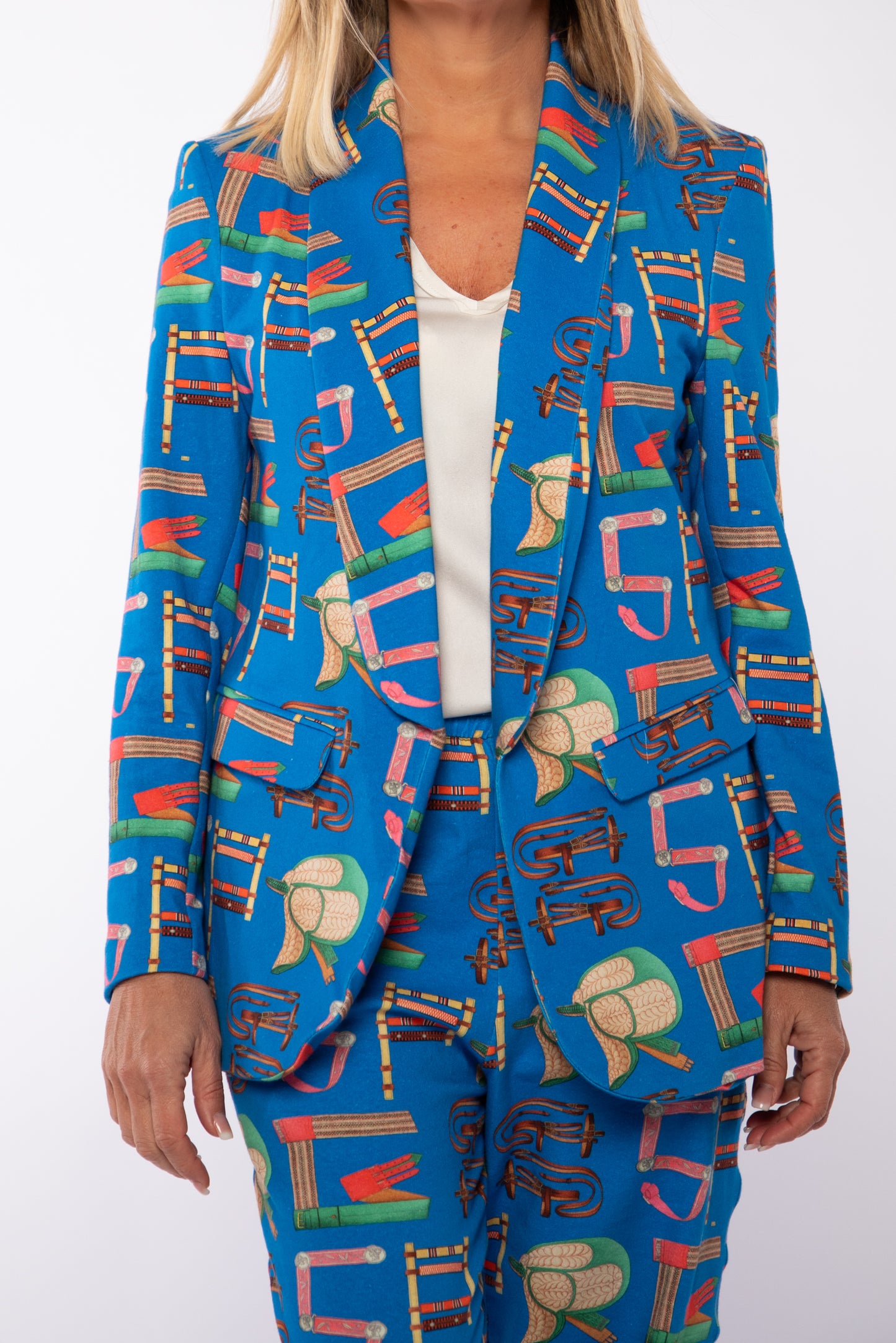5 Progress. Blazer bluette