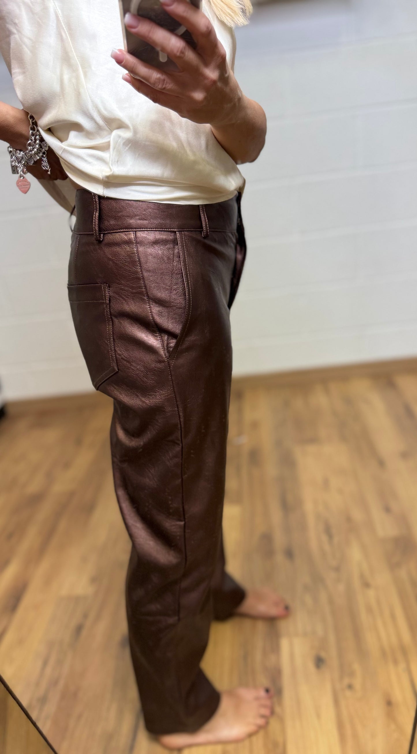 Shirtaporter. Pantalone bronzo