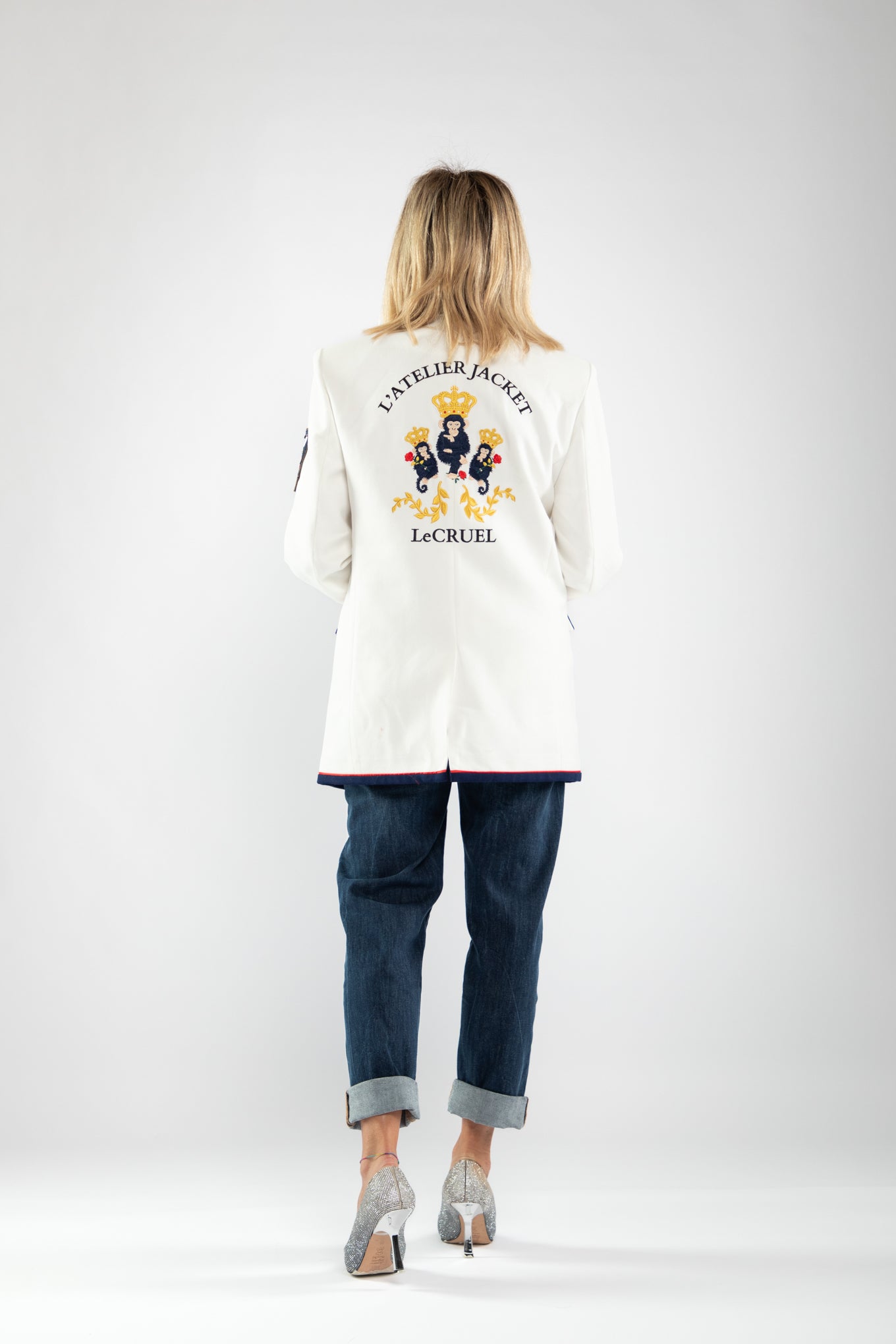 Le Cruel. Blazer bianco-70%