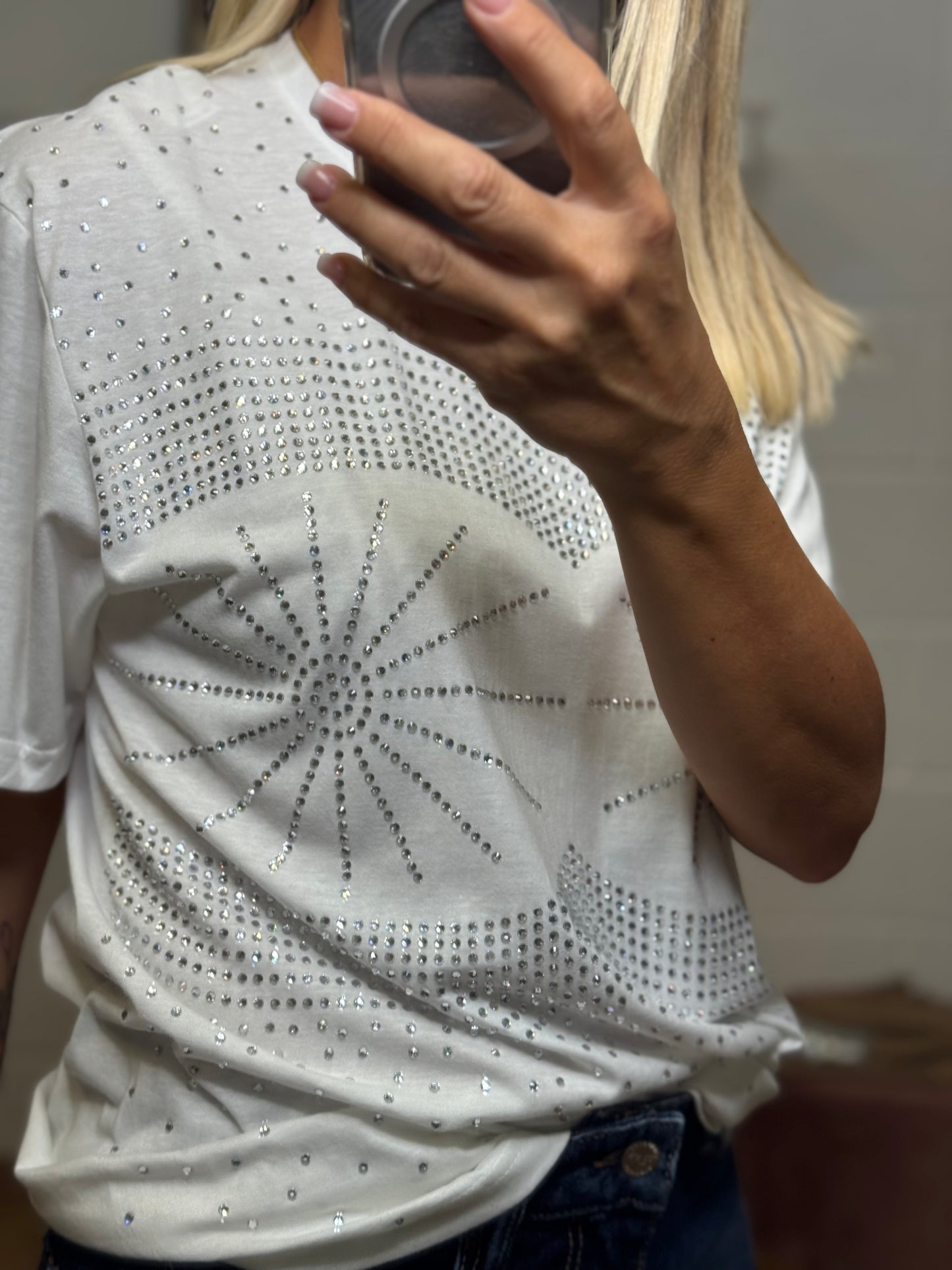 11loveisglamour.T-shirt bianca -60%