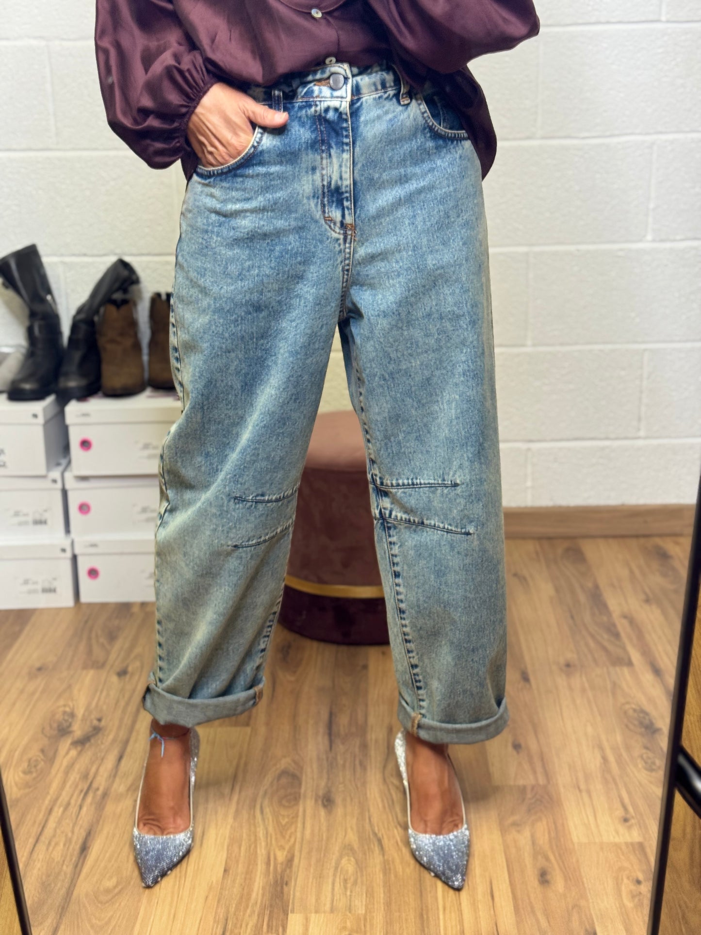 Le streghe denim. Jeans balloon