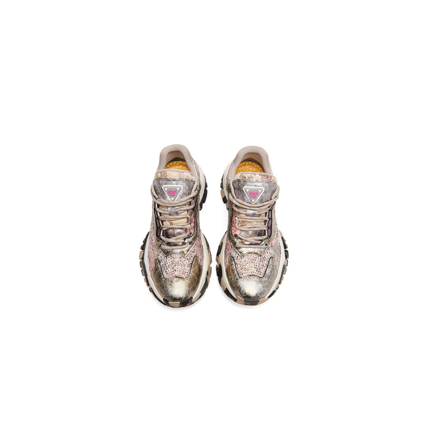 Joia Paris. Sneakers silver white