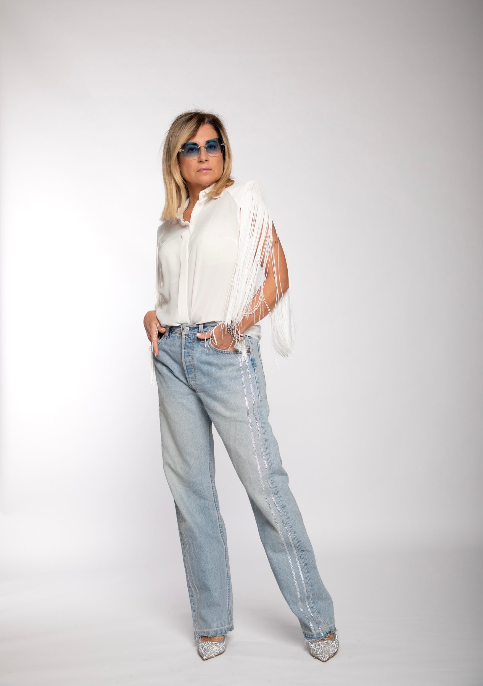 Dahlo. Camicia bianca-70%