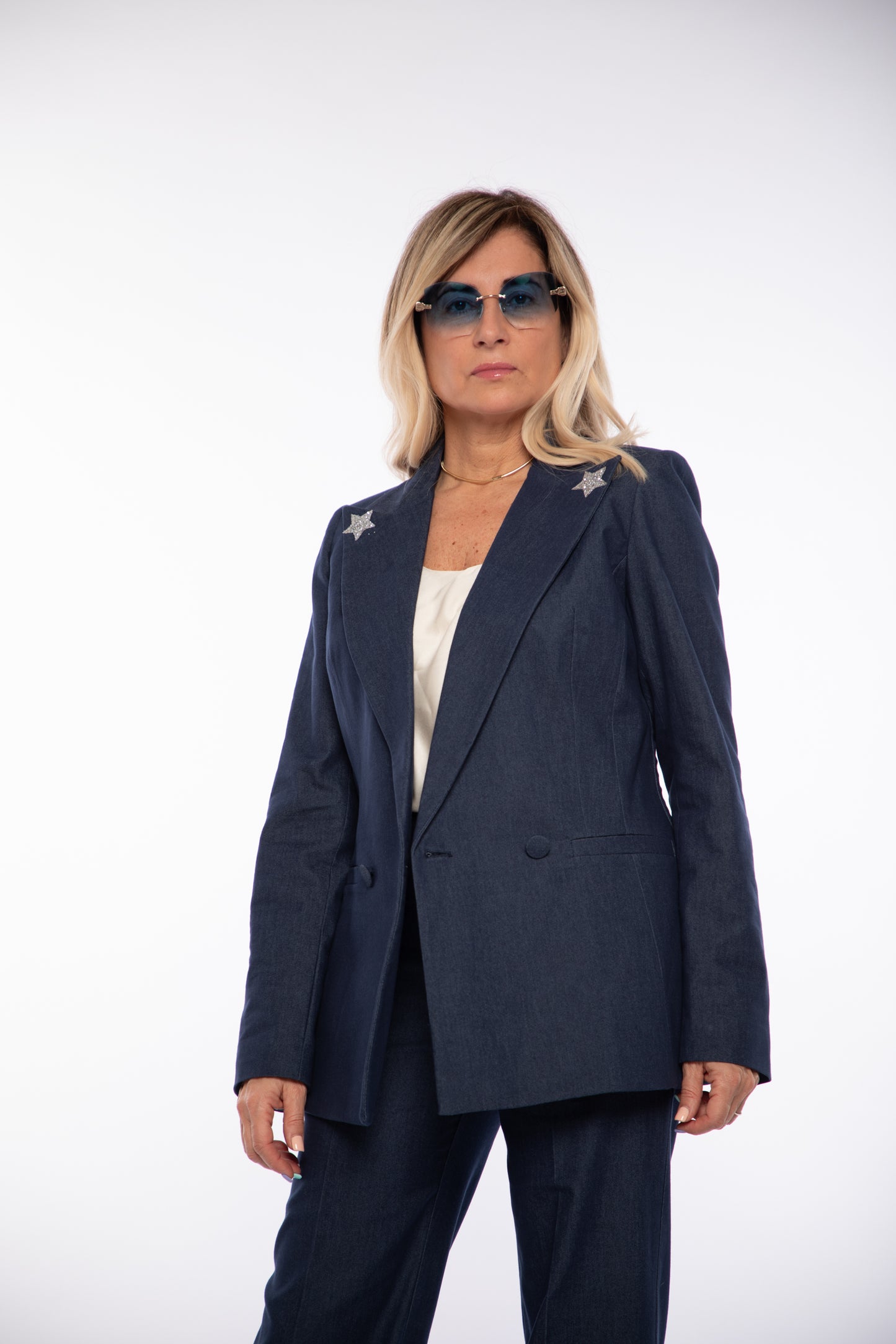 Mimietmama. Blazer in denim