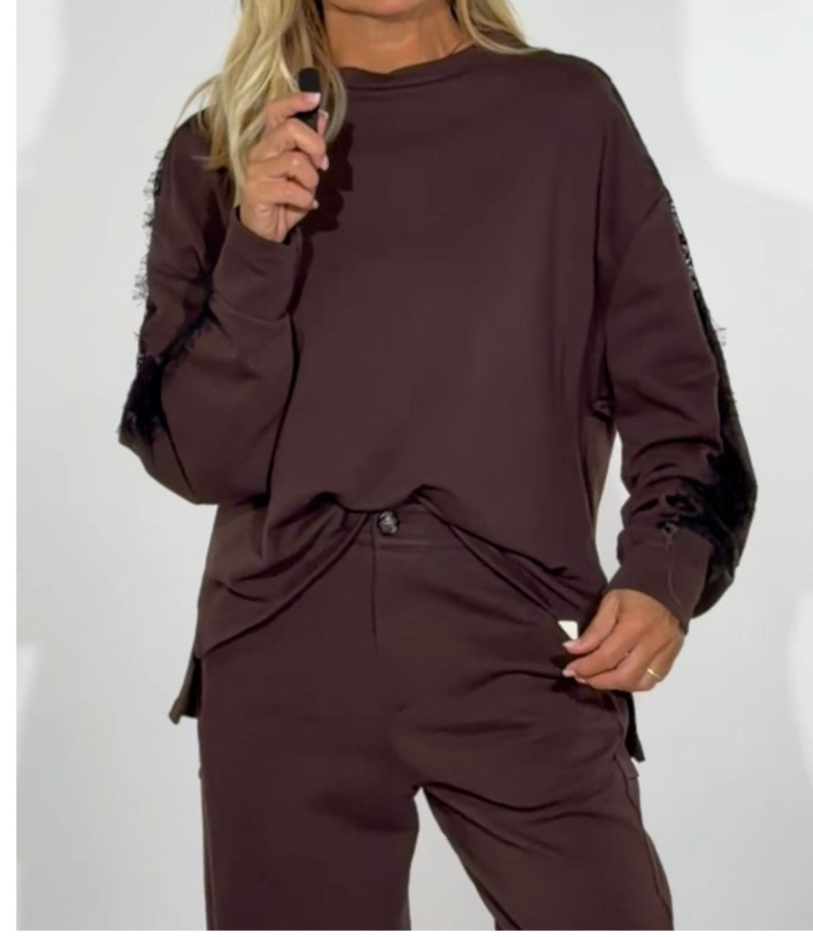 Le Streghe. Felpa cioccolato