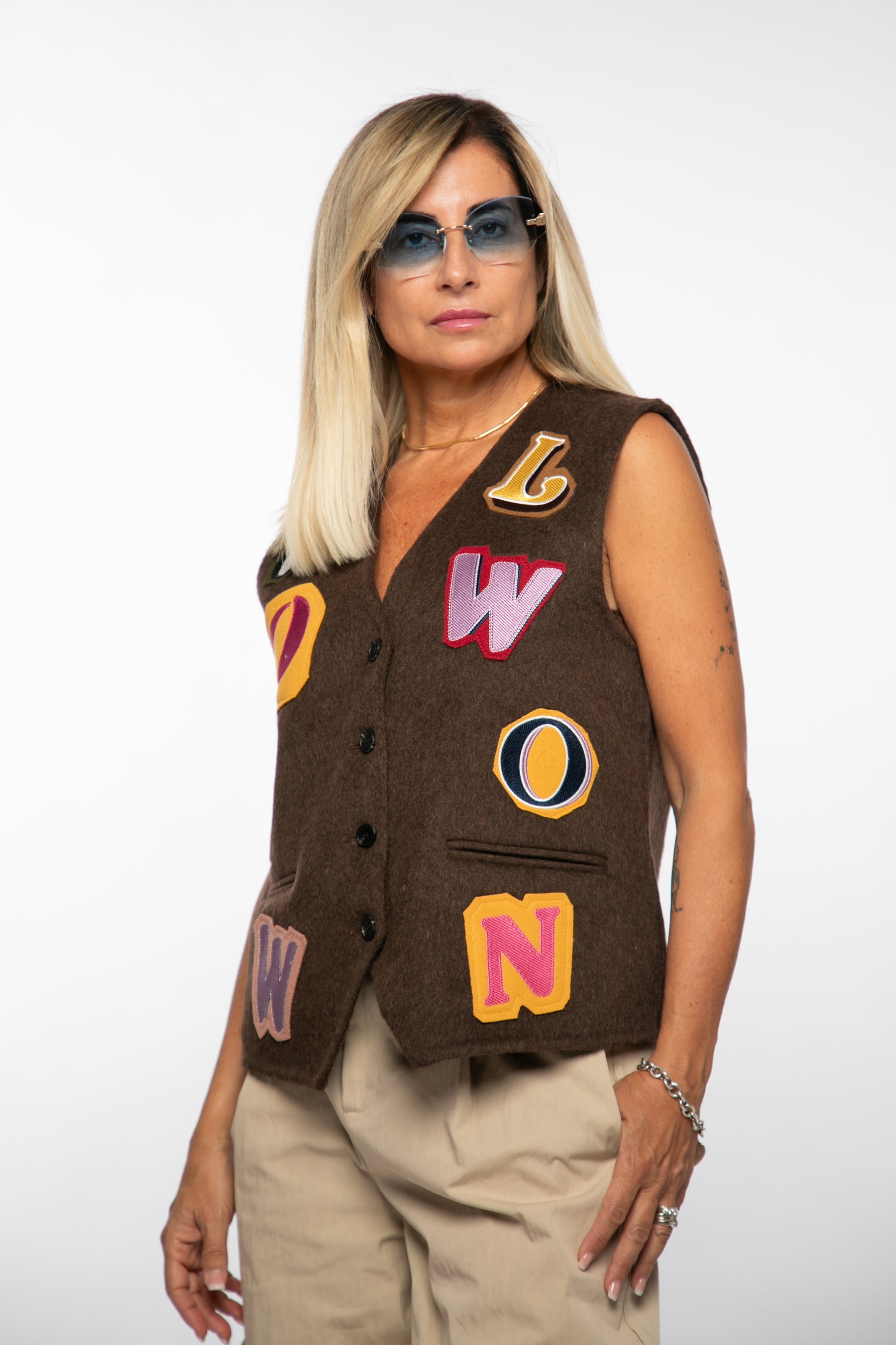 Front Street. Gilet fondente-60%