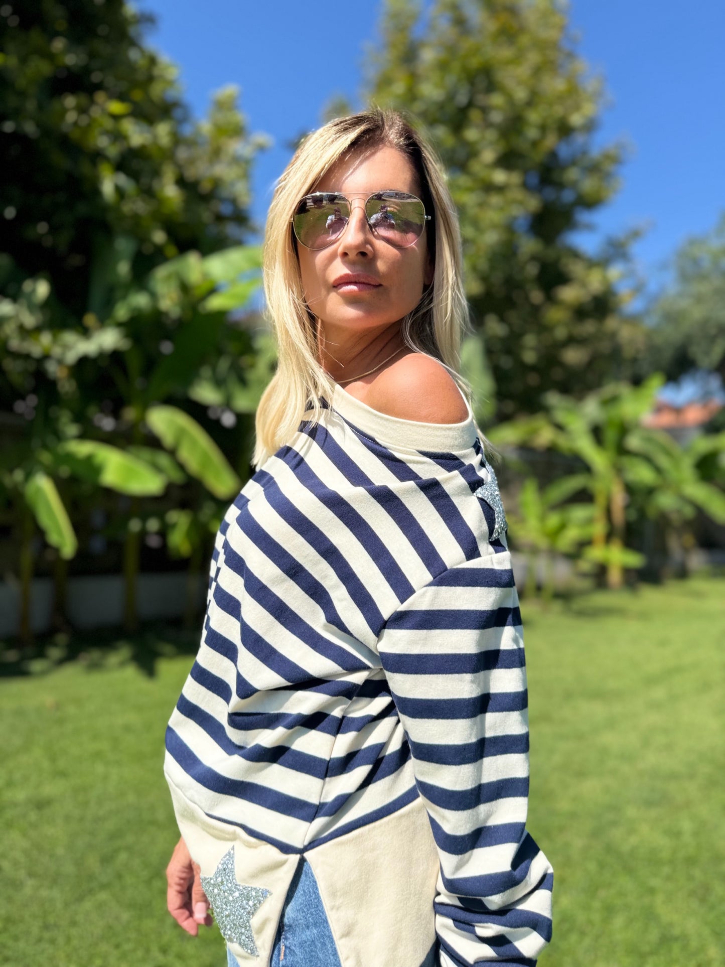 Mimietmama. T-shirt a righe