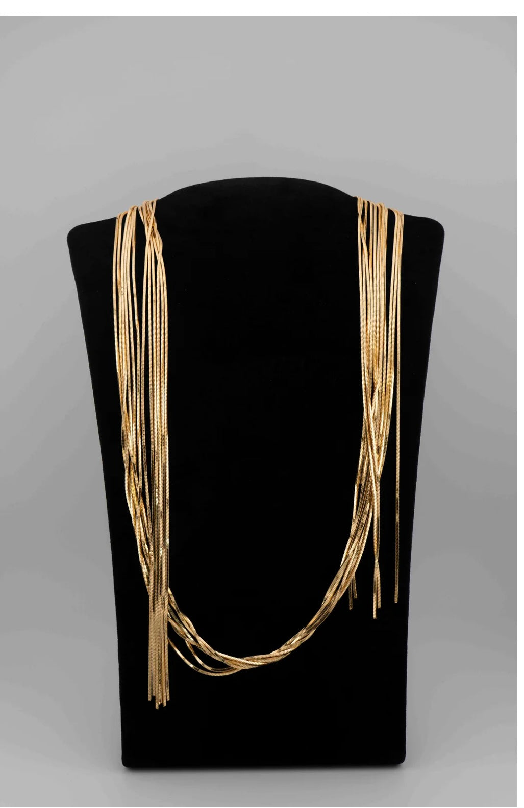 Marri Cortona. Collana “voila” 6 fili bagno oro