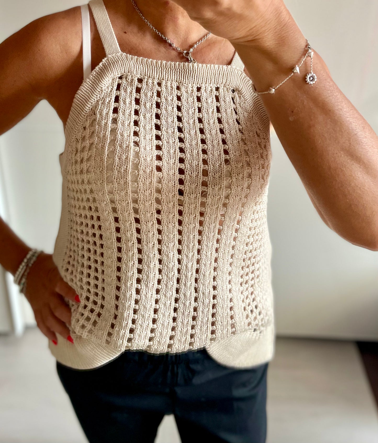 Semicouture. Top in cotone-70%