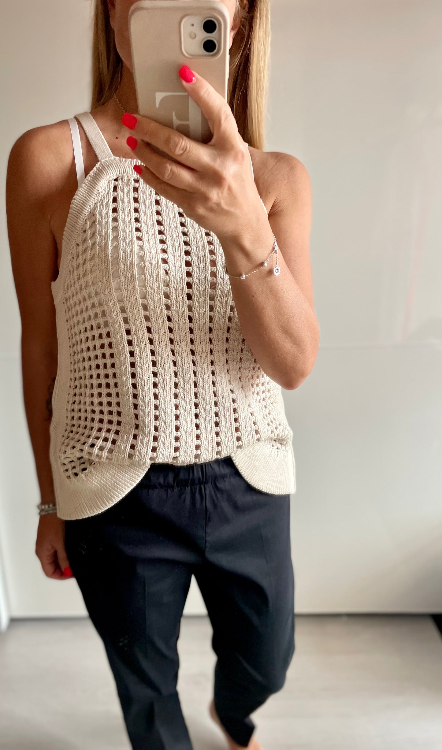 Semicouture. Top in cotone-70%