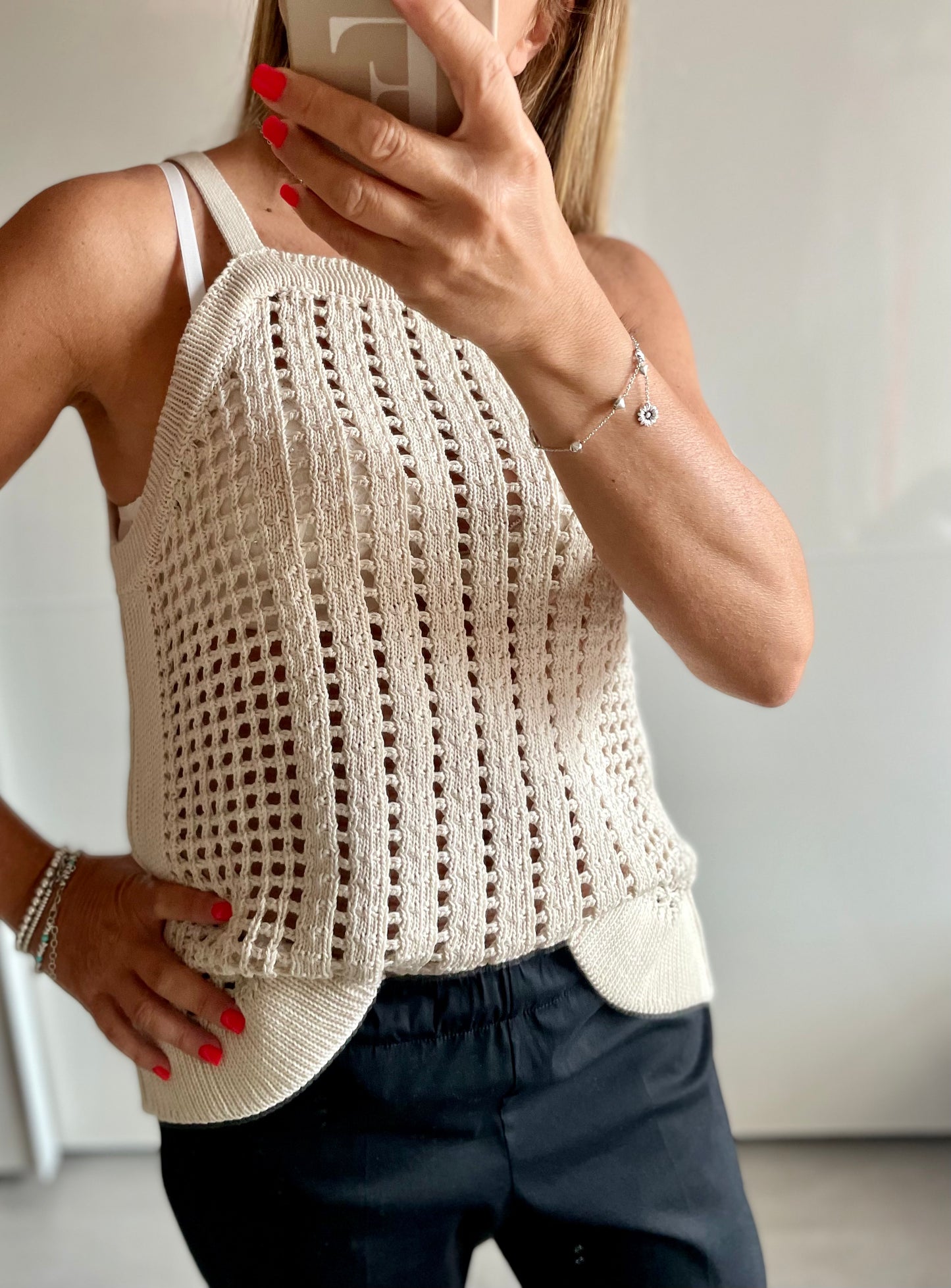Semicouture. Top in cotone-70%