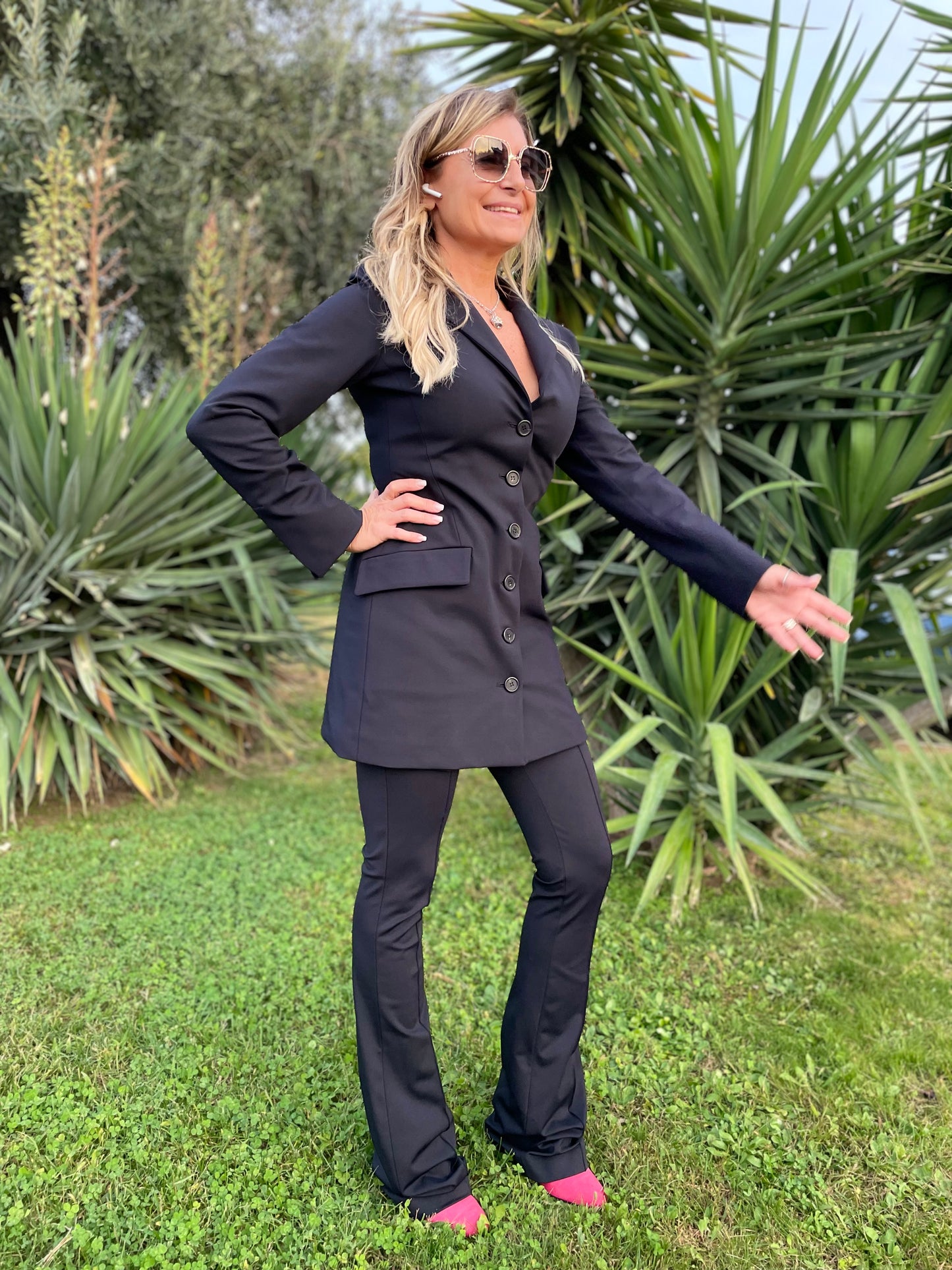 Circus hotel. Pantalone a zampa.-70%