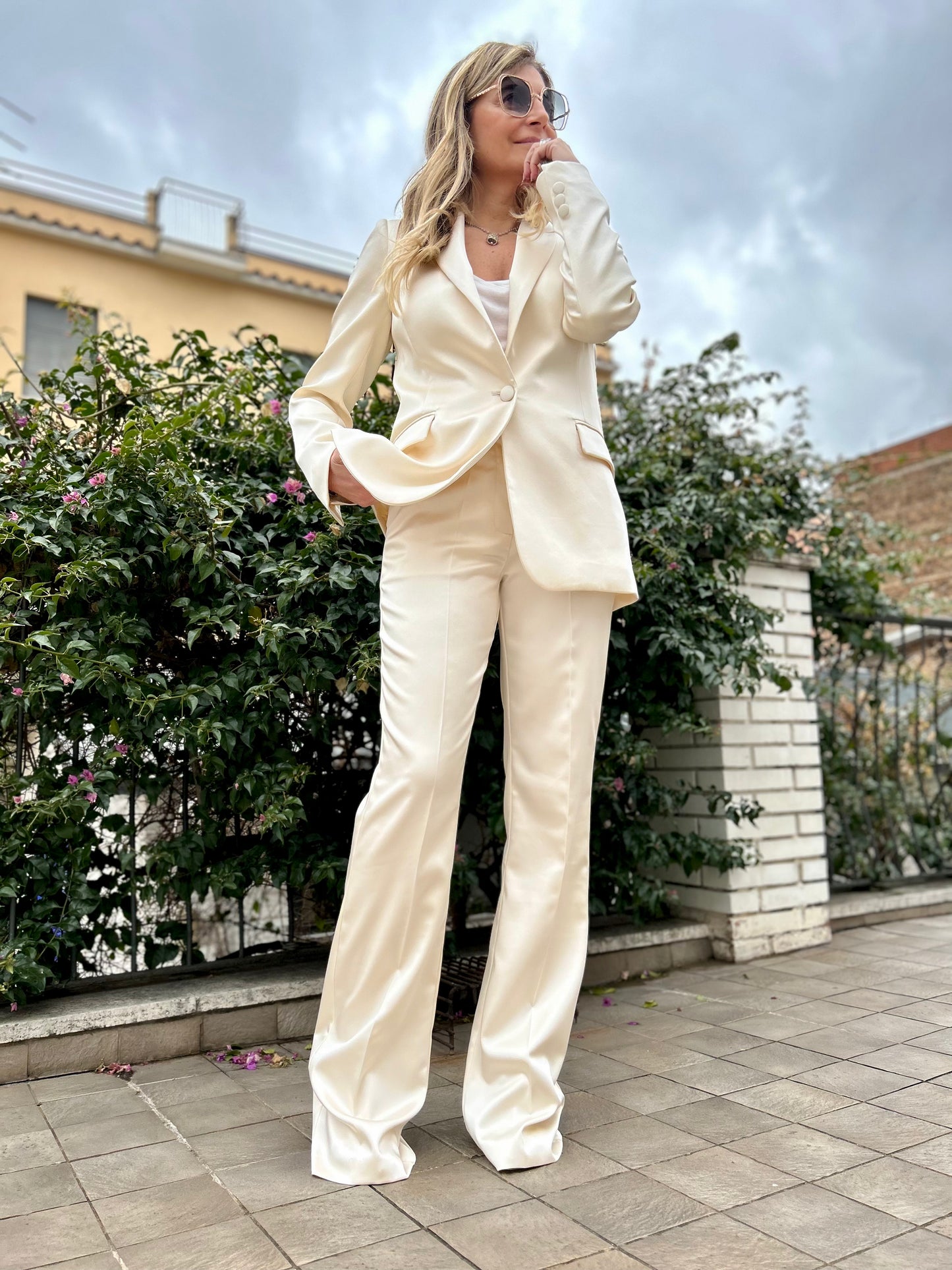 Dimora. Pantalone burro-70%