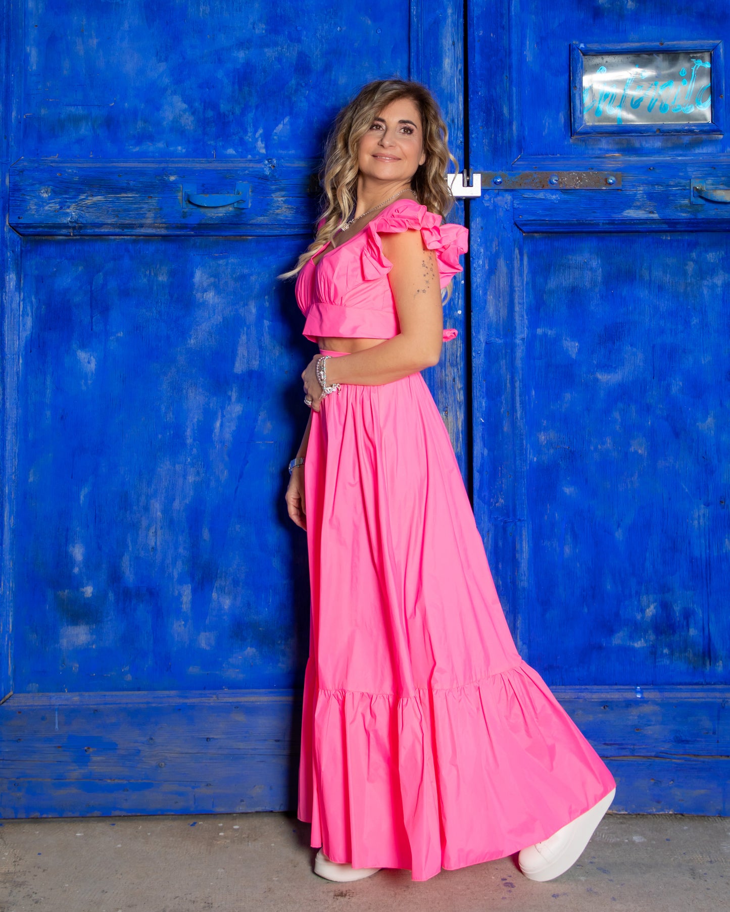 Mimietmama. Top rosa