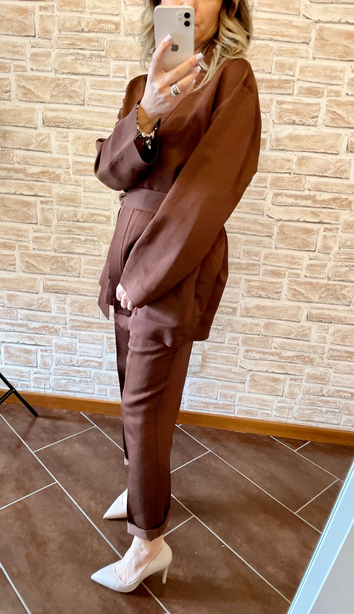 SemiCouture Pantalone in lino