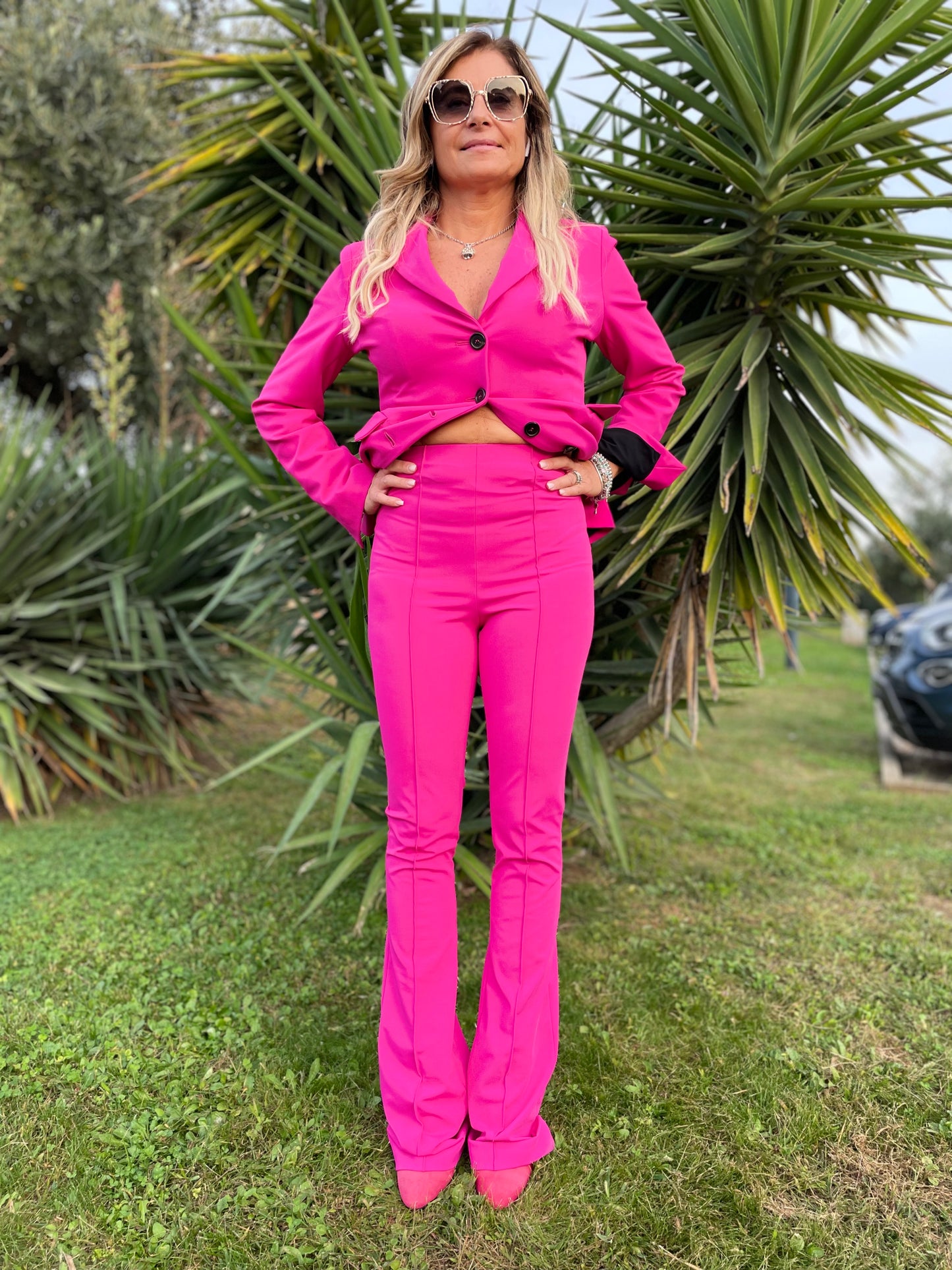 Circus hotel. Pantalone a zampa.-70%