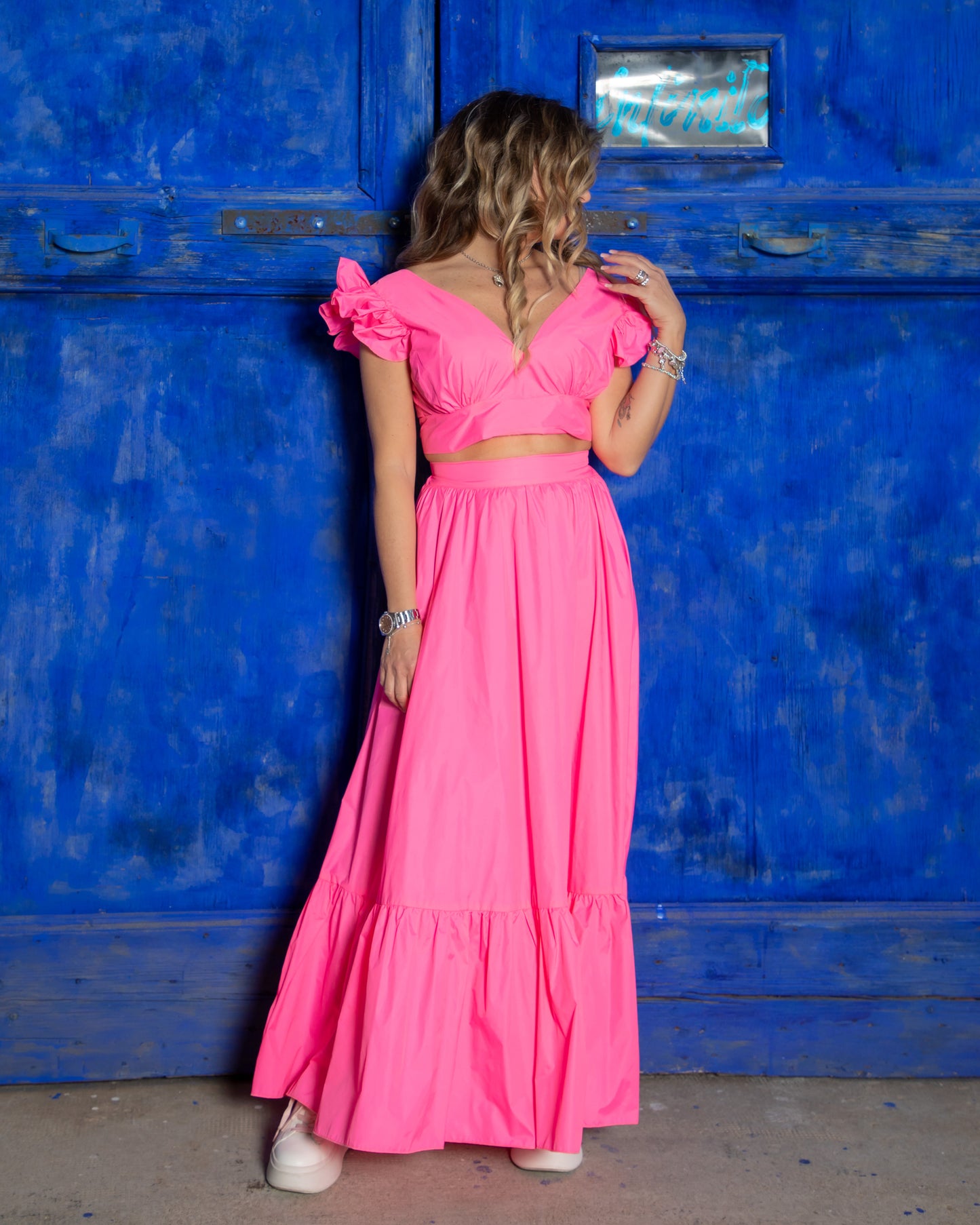 Mimietmama. Top rosa