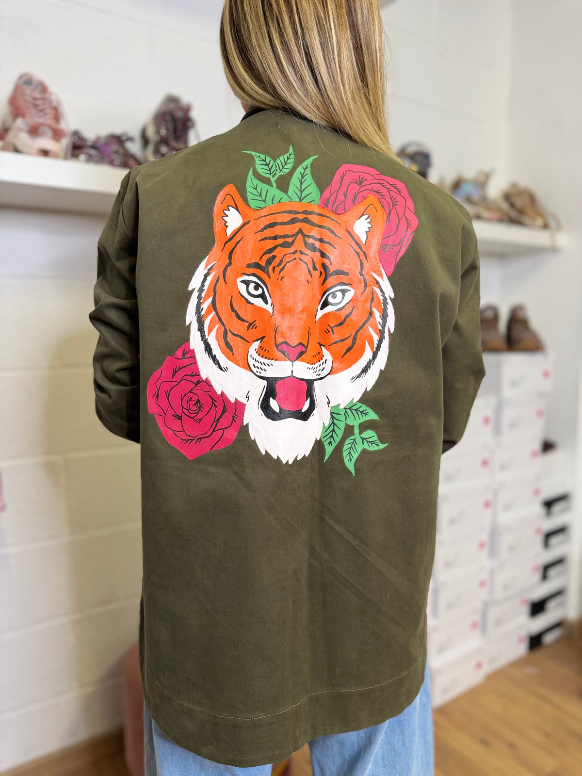 ABpink. Giacca Camicia Charlotte – Tiger
