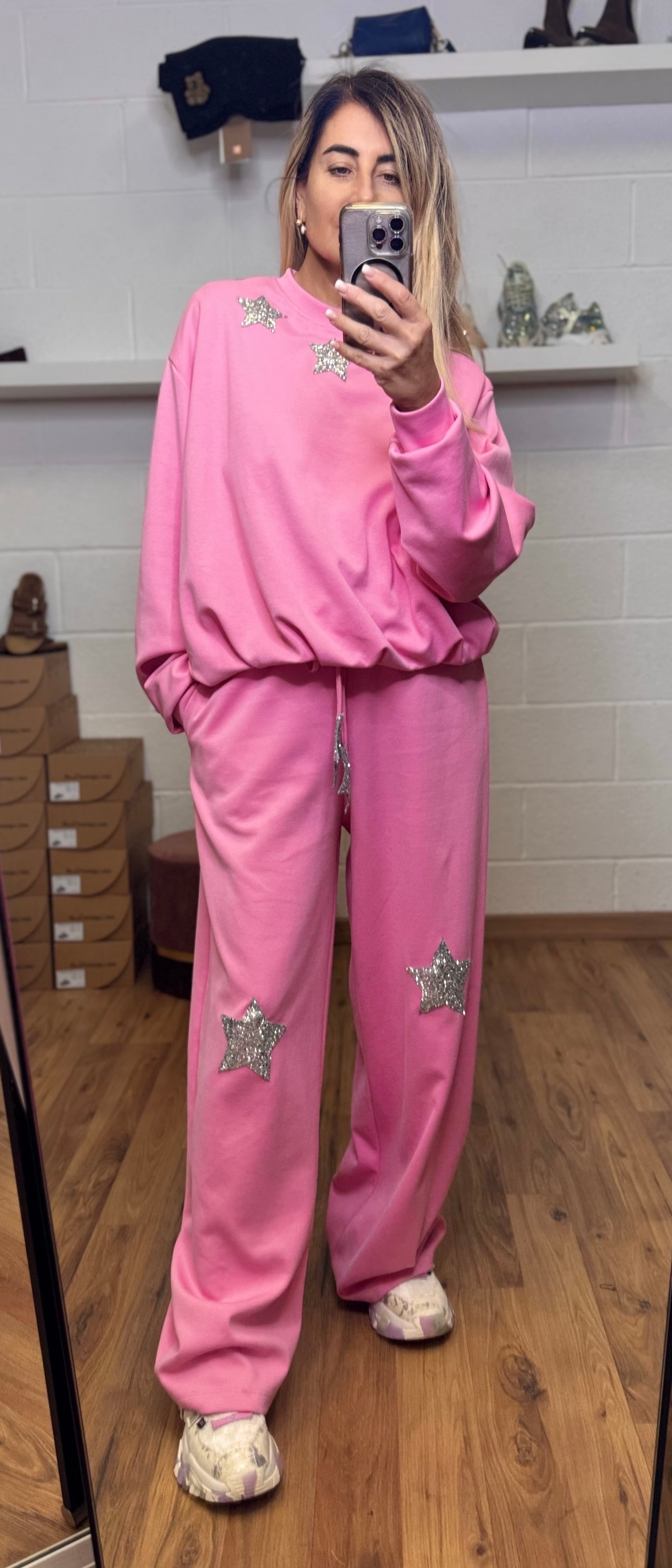 Mimi te mama. Felpa rosa bubble