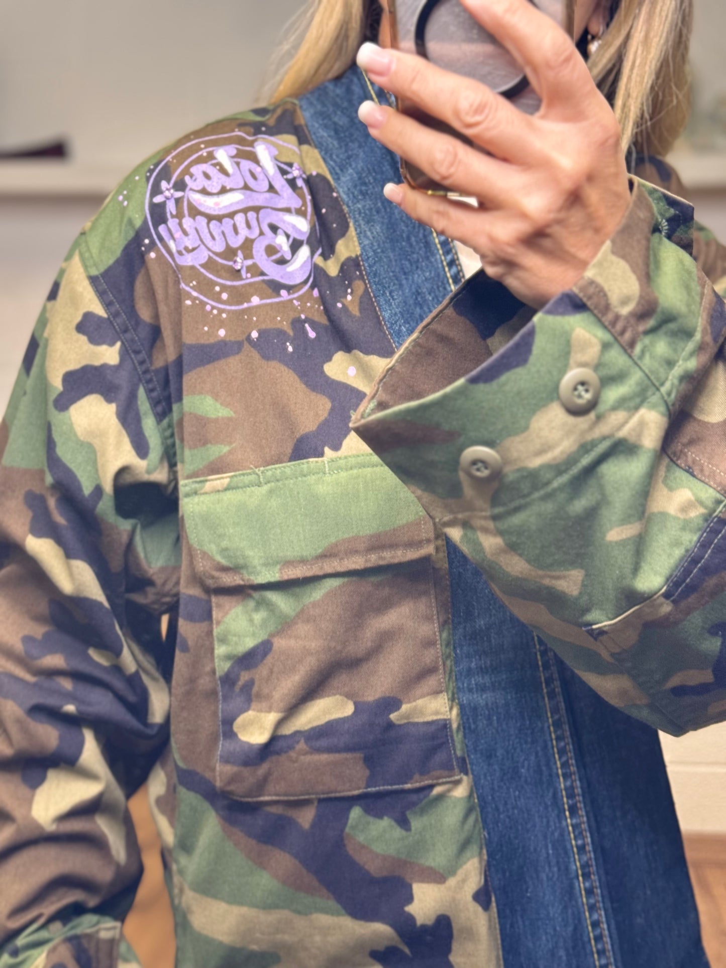 Front street. Giacca camouflage.