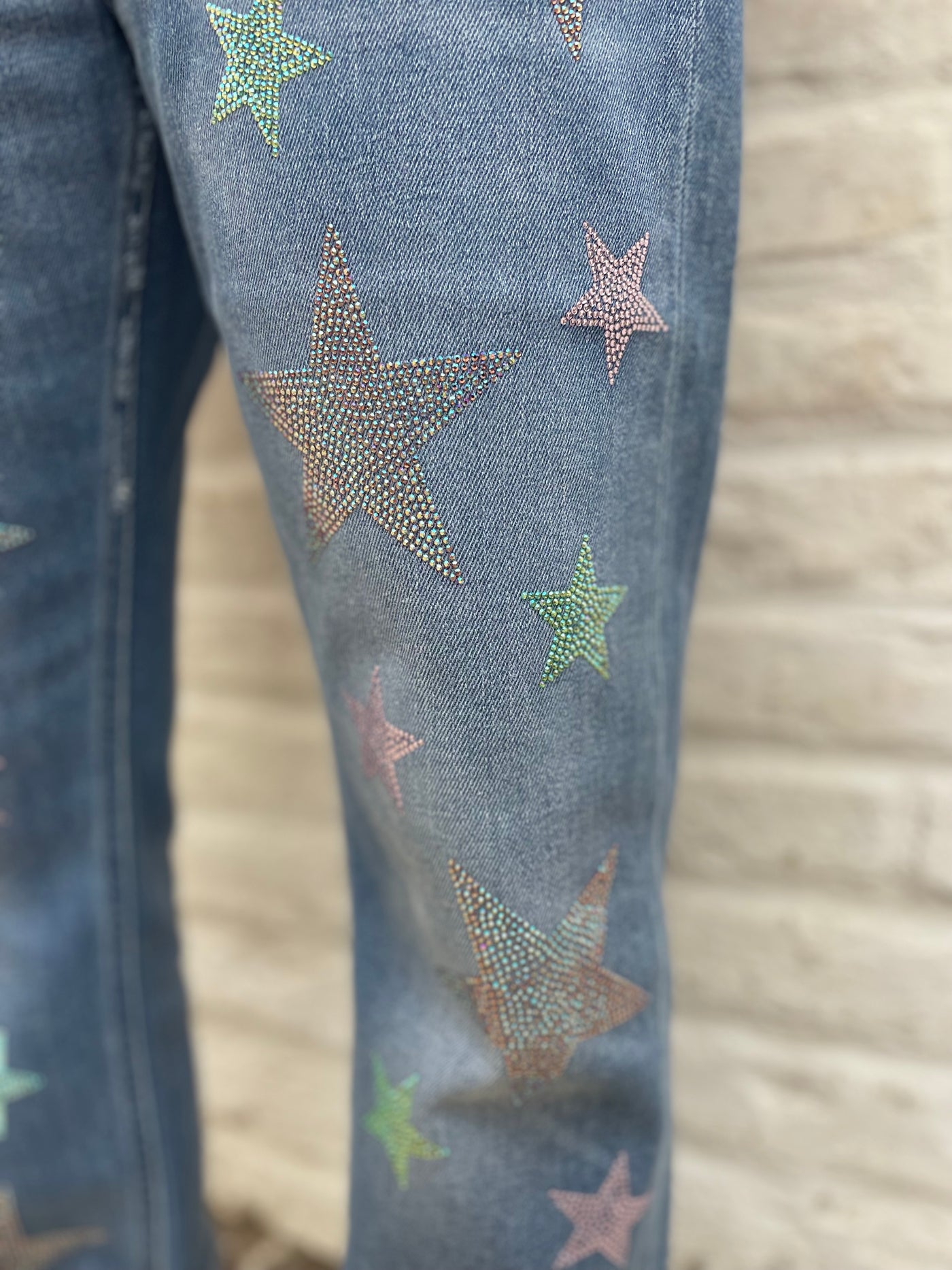 Rossano Perini. Denim con Swarovski