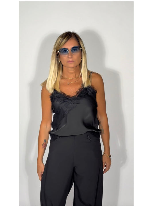 Le Streghe. Top nero