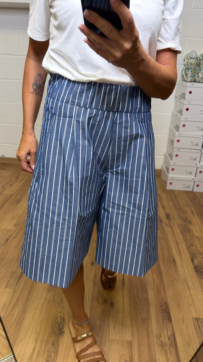 Eva Boutique 21, Myths. Bermuda gessato blu-50%