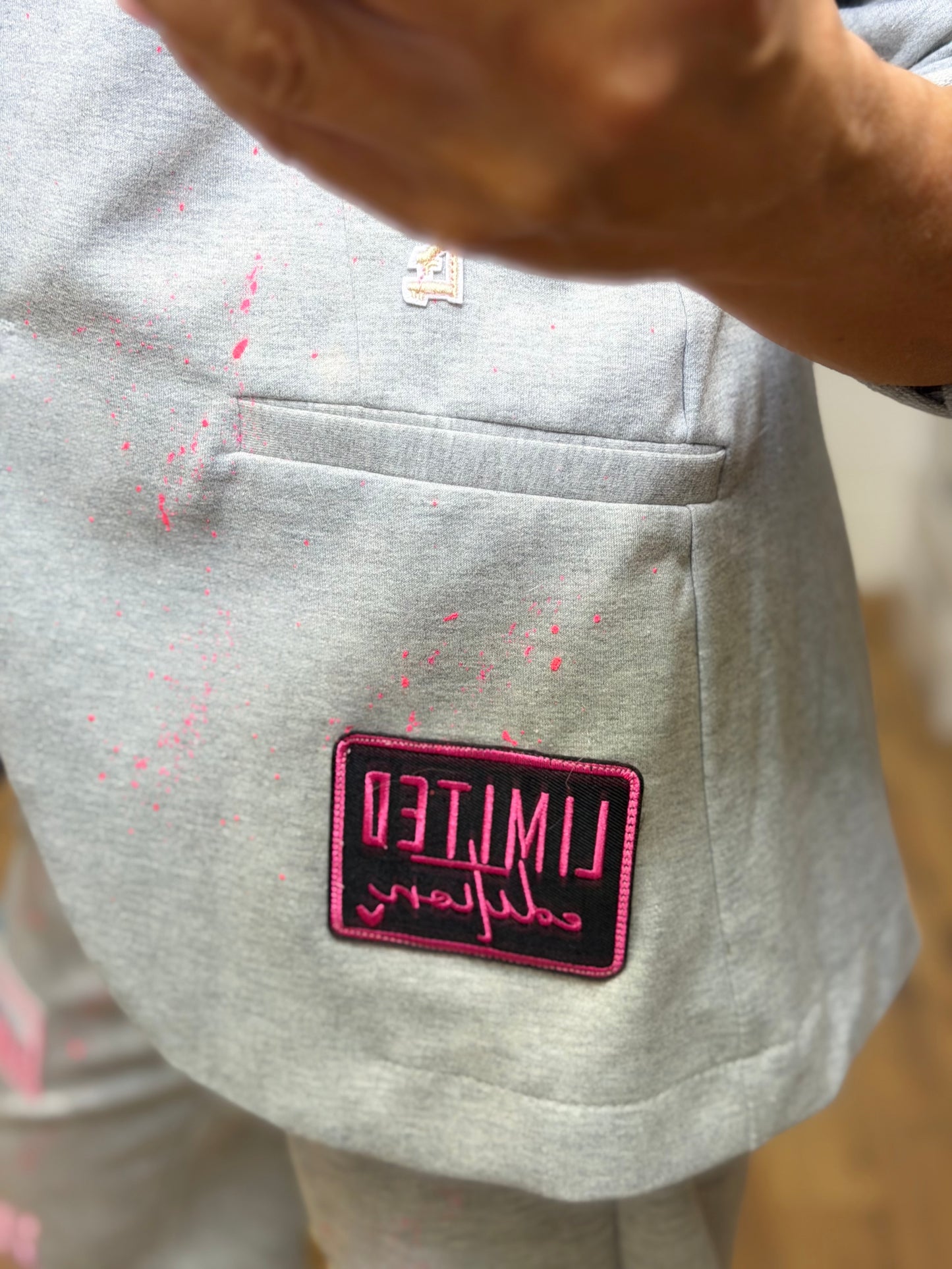 Abpink. Completo patch couture.