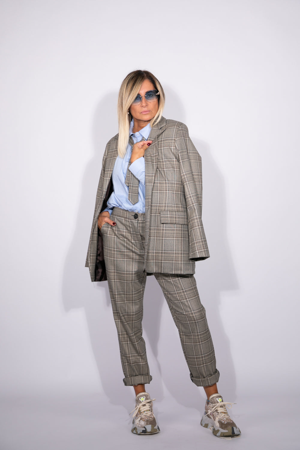 Le Streghe. Pantalone check-60%