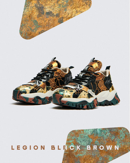 Joia Paris. Sneakers black brown