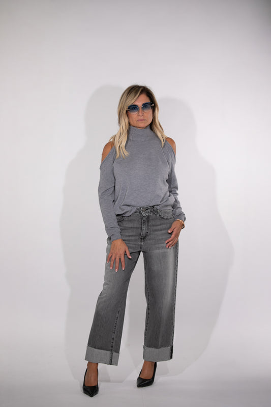 Le Streghe. Denim grigio