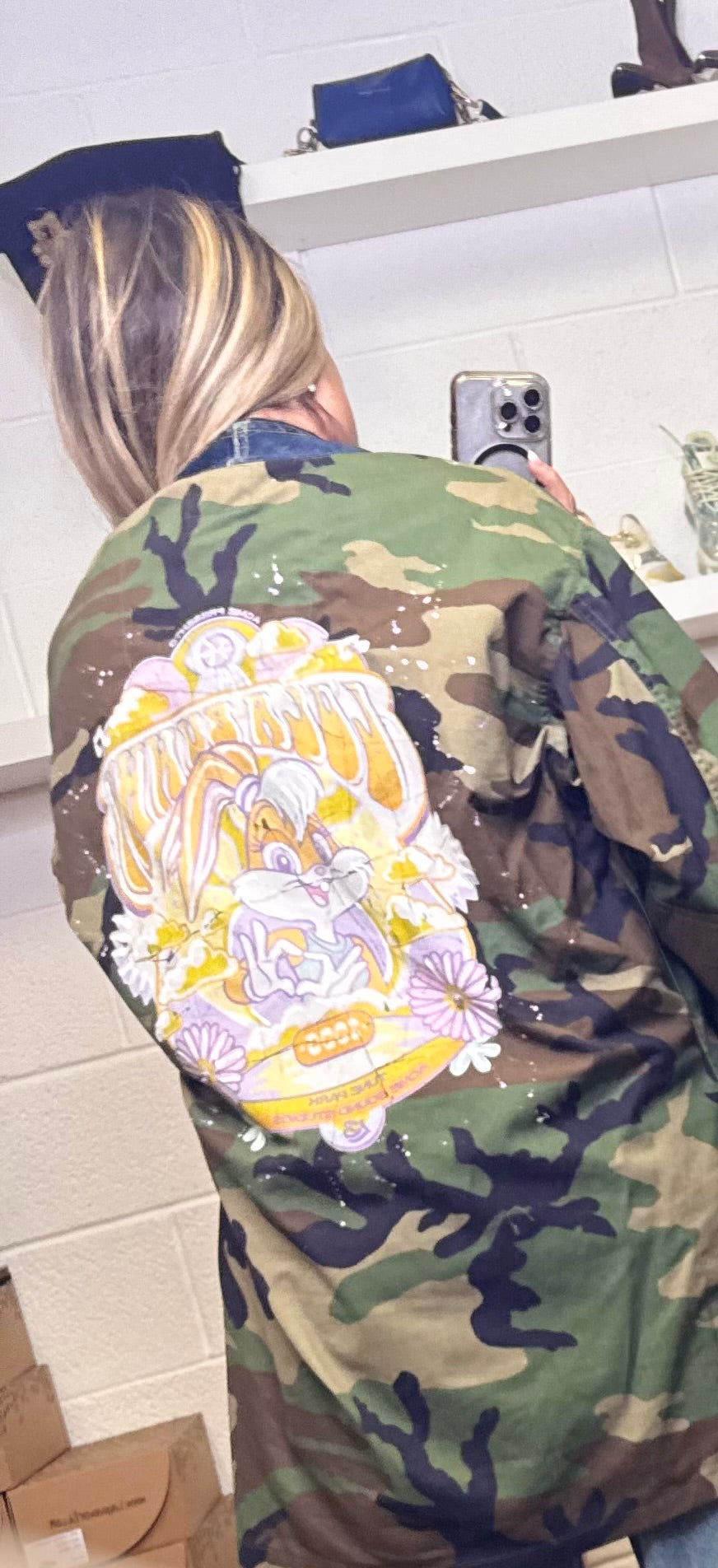 Front street. Giacca camouflage.