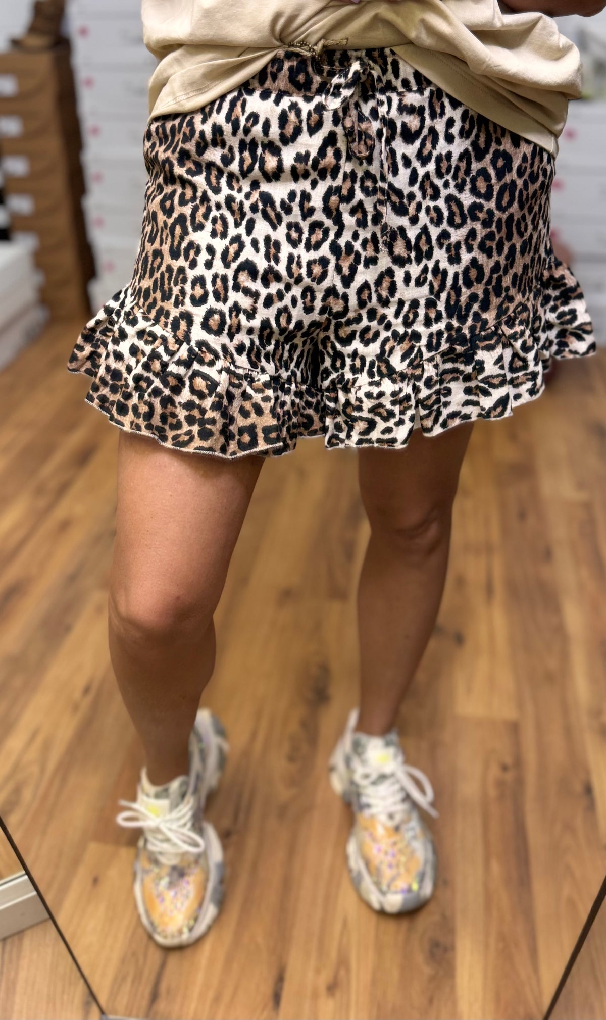 Front Street. Shorts animalier-50%