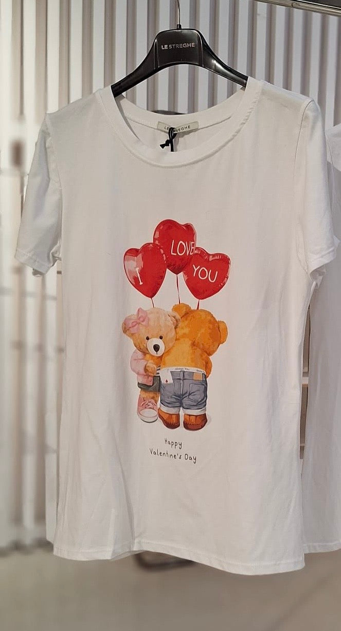 Le Streghe. T-shirt teddy love