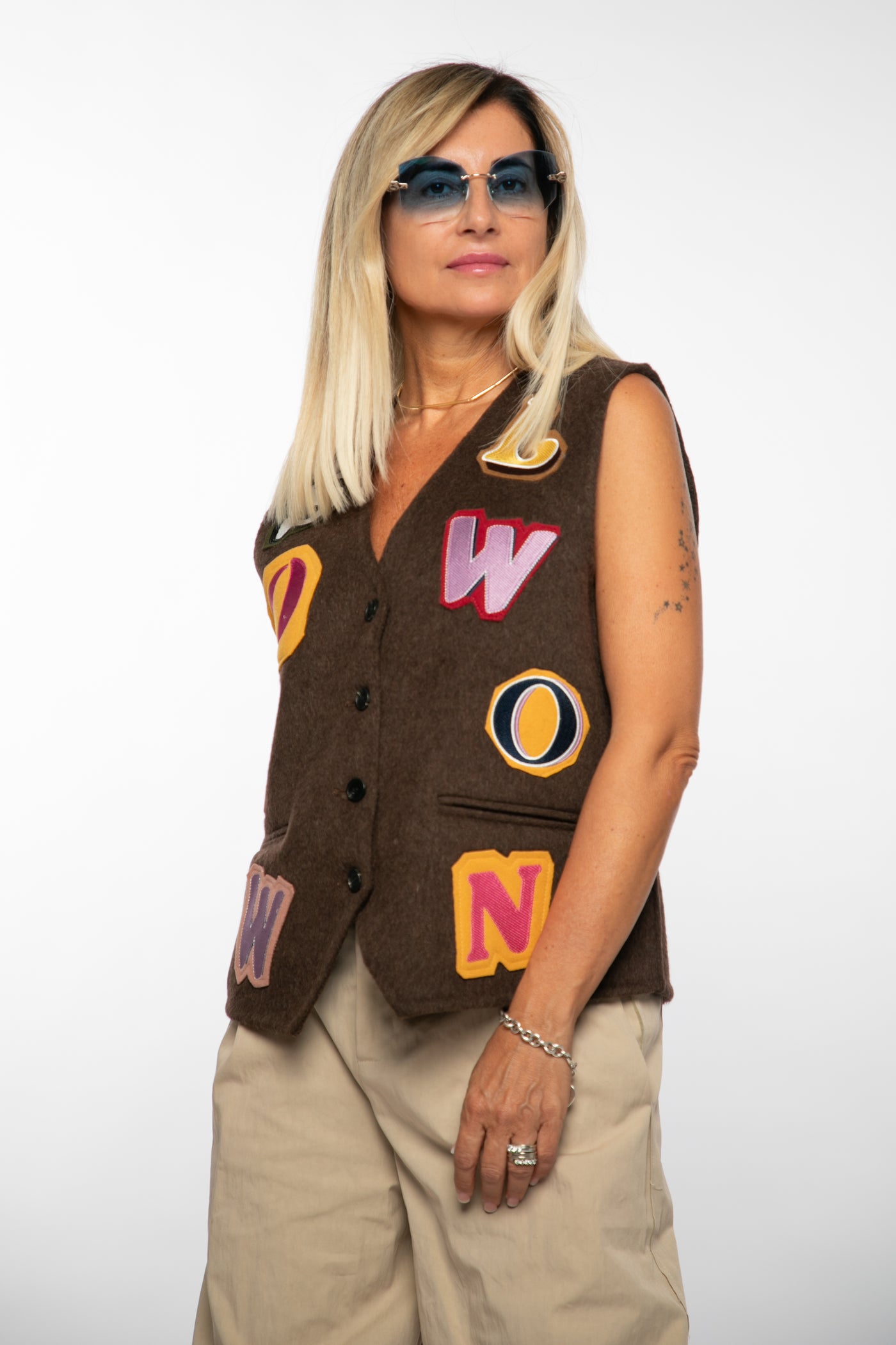 Front Street. Gilet fondente-60%