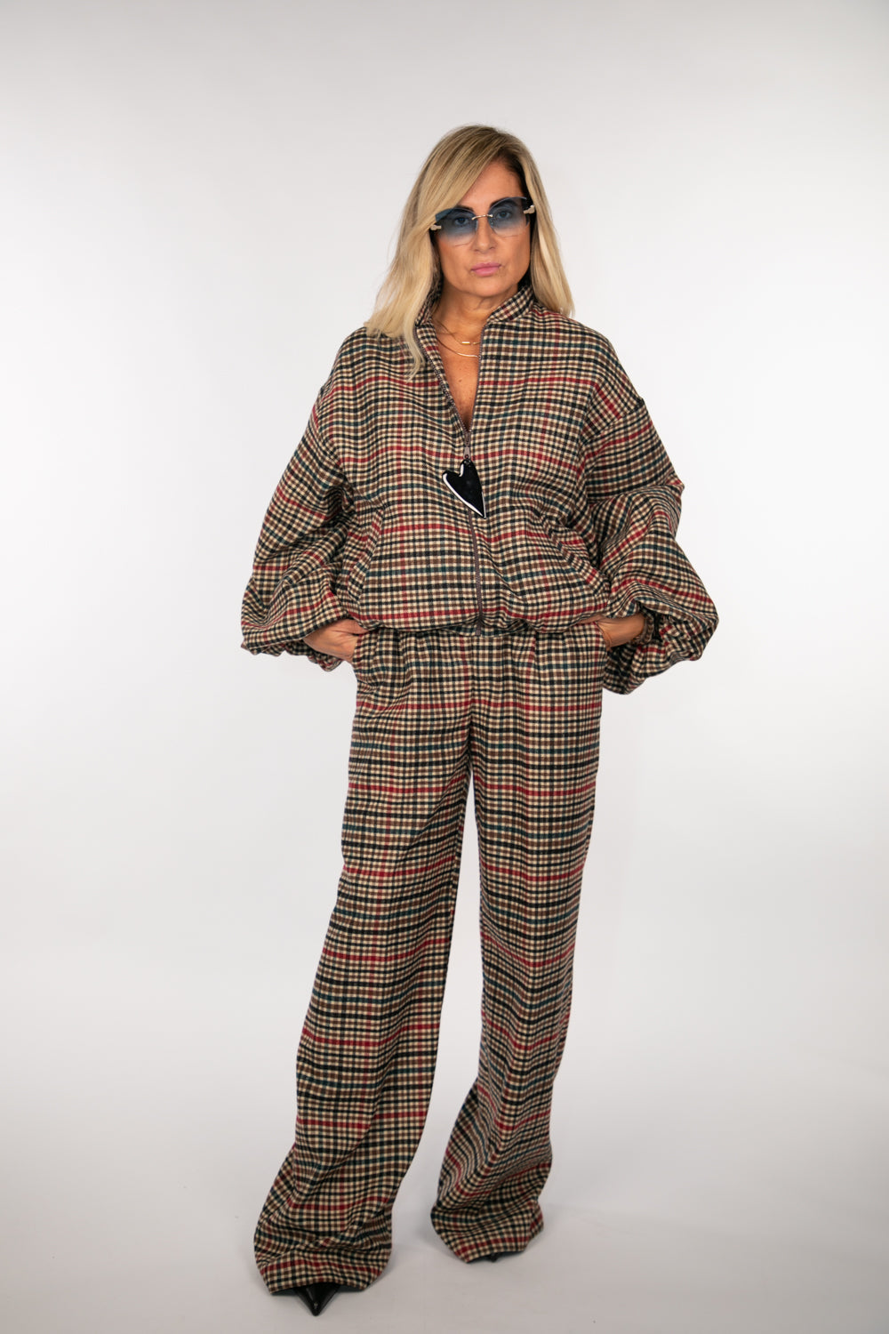 Mimi et mama. Pantalone quadri-30%