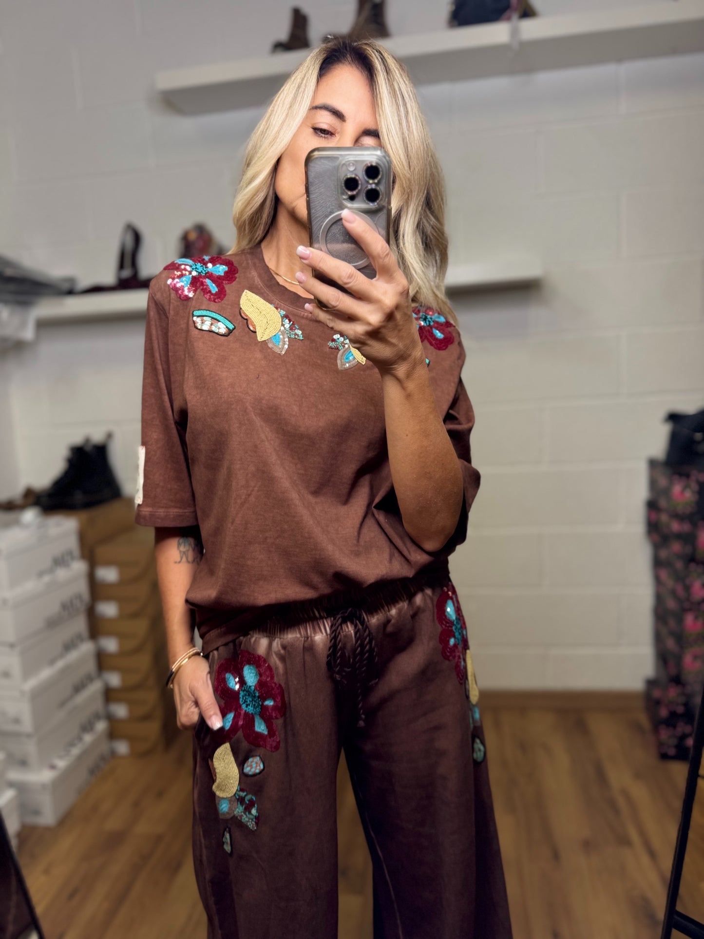 Front Street. T-shirt cioccolato