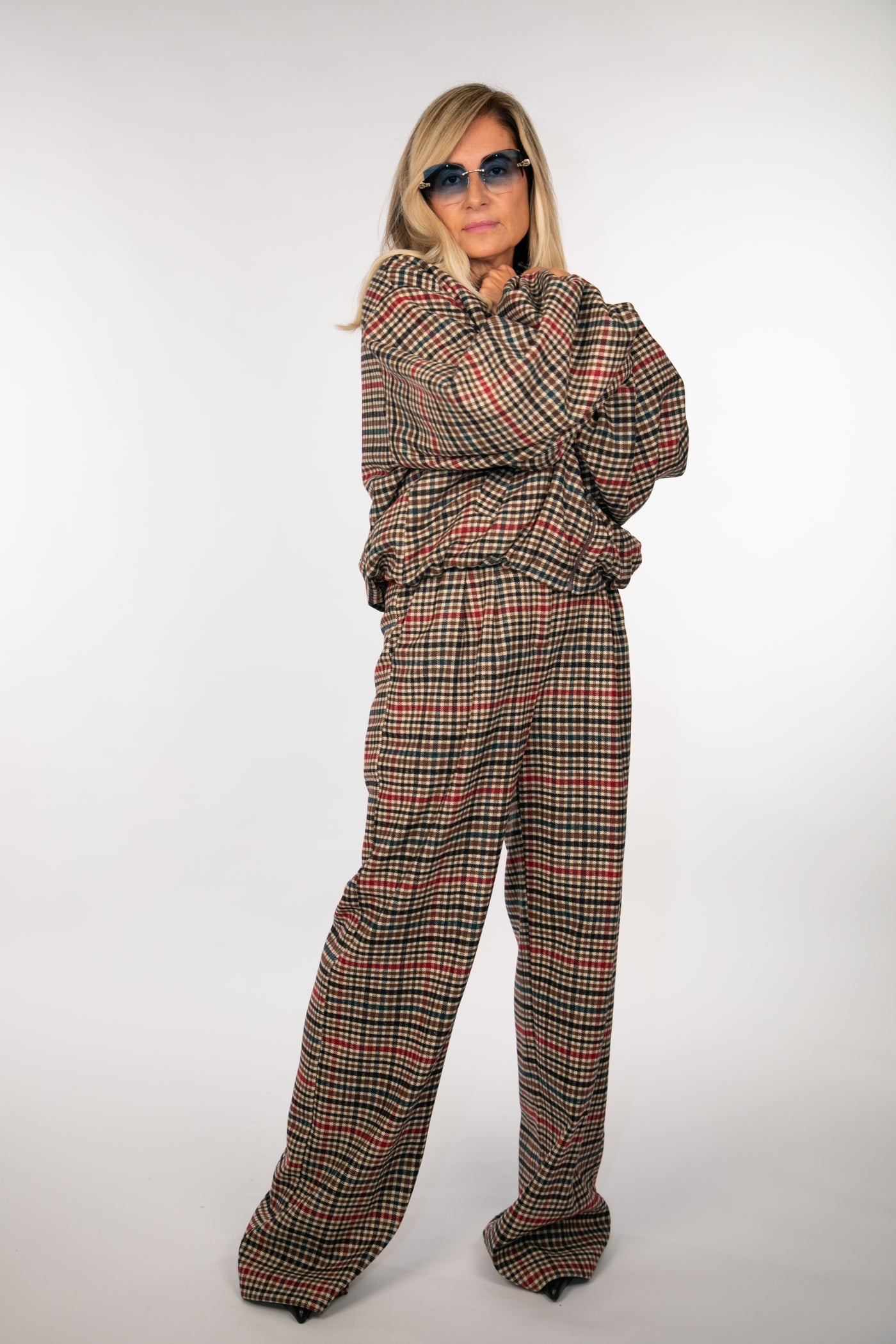Mimi et mama. Pantalone quadri-60%